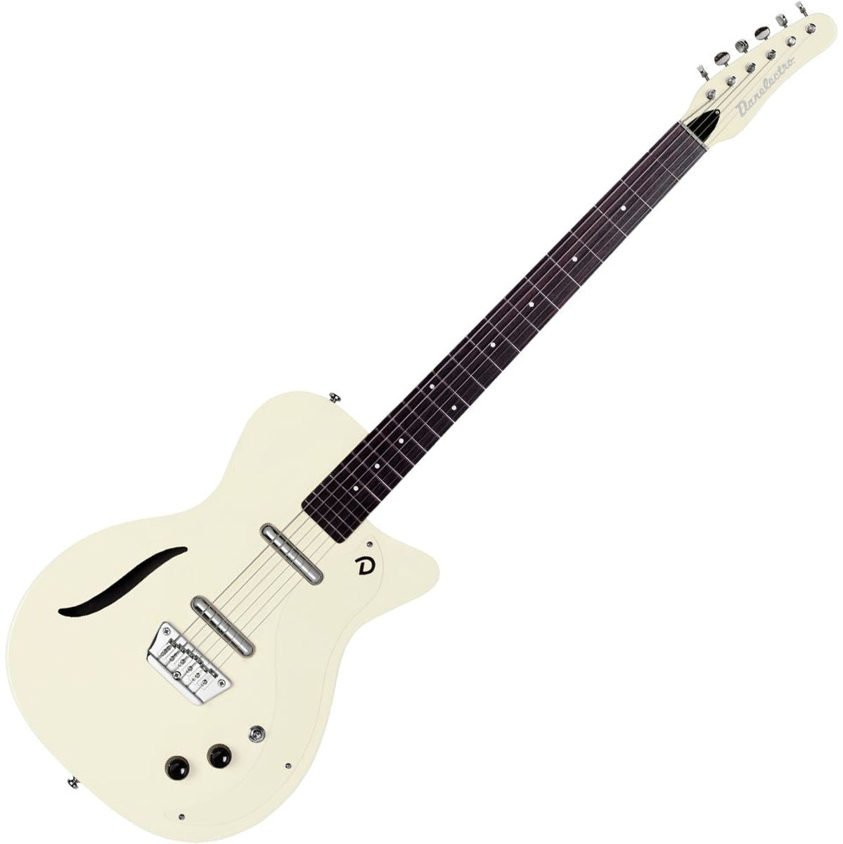 Danelectro 56 Vintage Baritone - Vintage White Elektrische gitaar