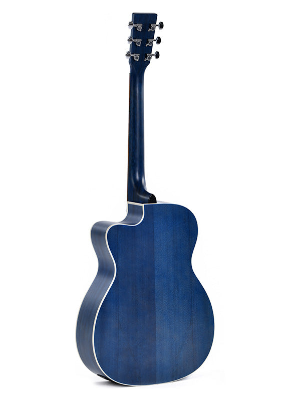 Ditson by Sigma 10 Series - OM, Westerngitaar - Tranclucent Ultramarine-blue