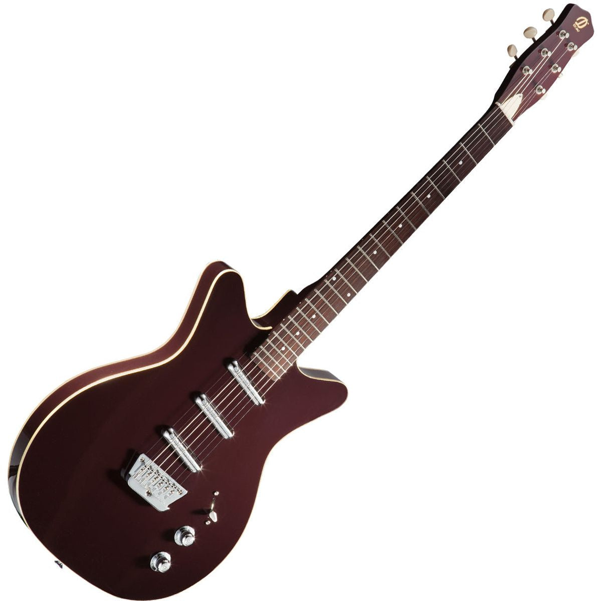 Danelectro 59 Triple Divine - Dark Burgundy Elektrische gitaar