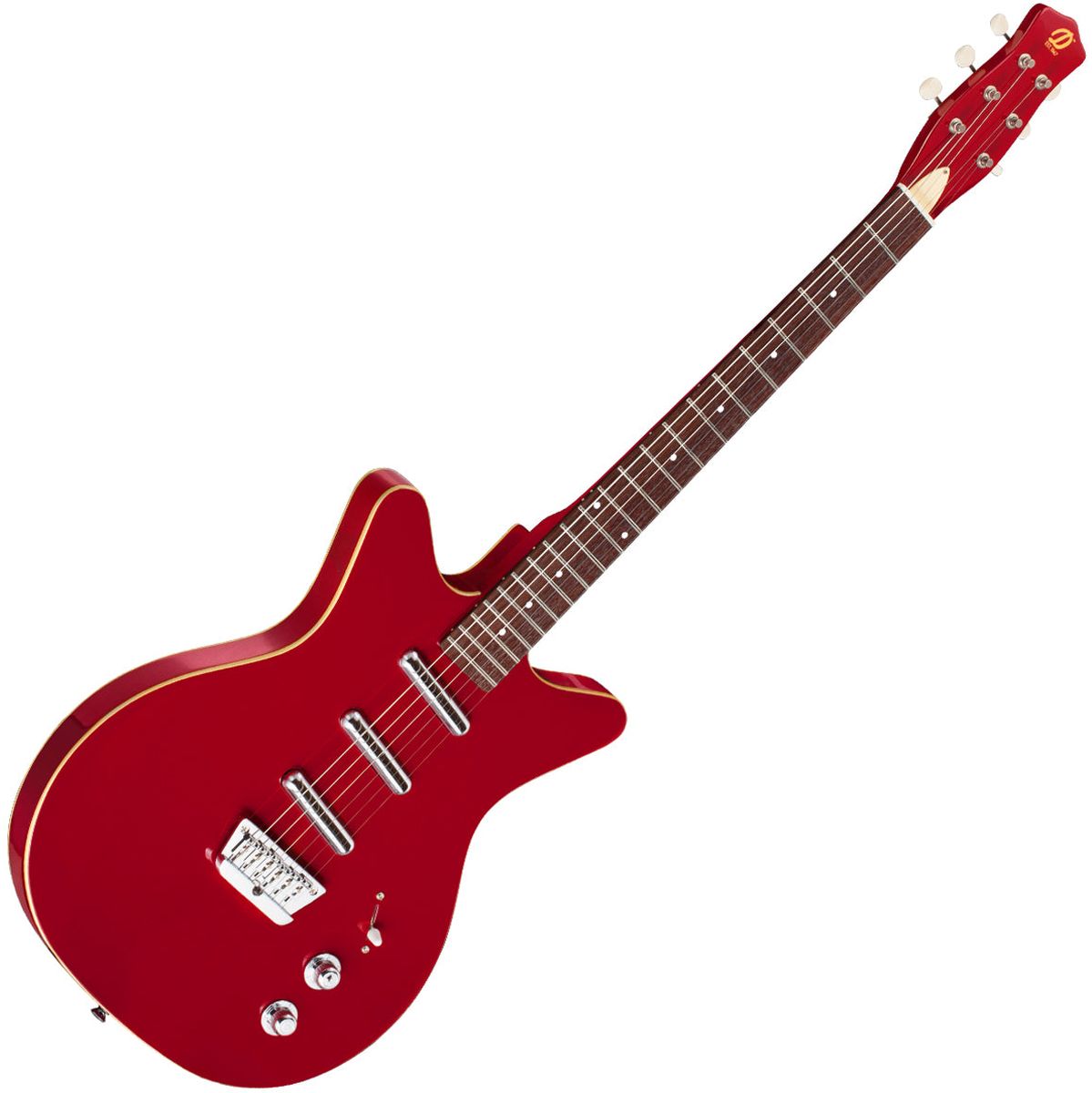 Danelectro 59 Triple Divine - Red Elektrische gitaar