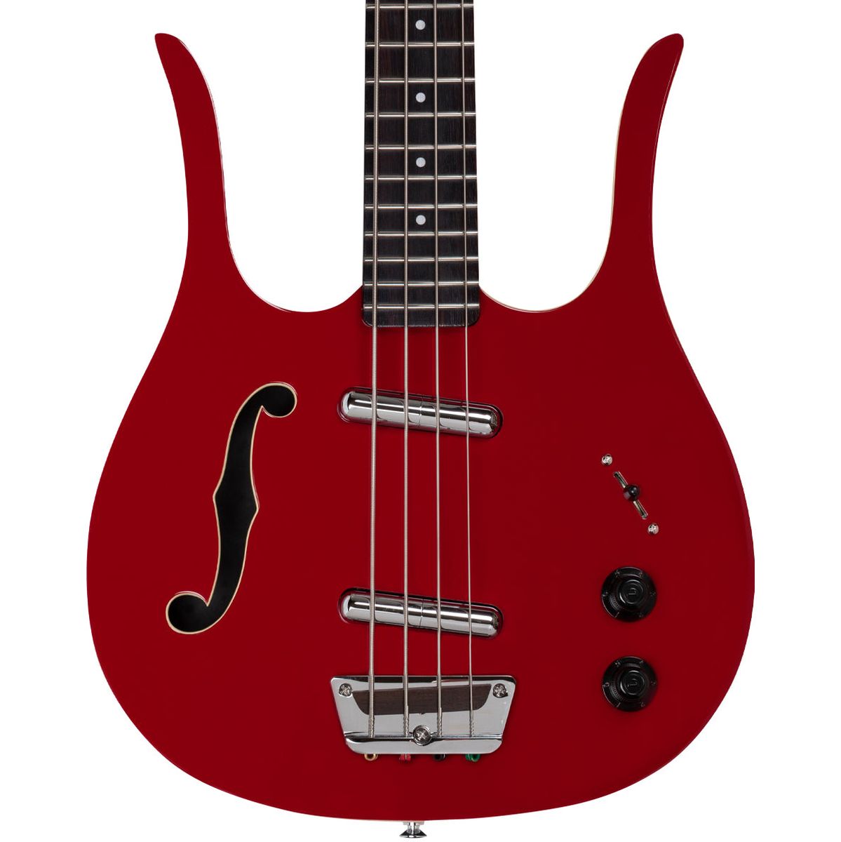 Danelectro 58 Longhorn Bass - Red Hot basgitaar