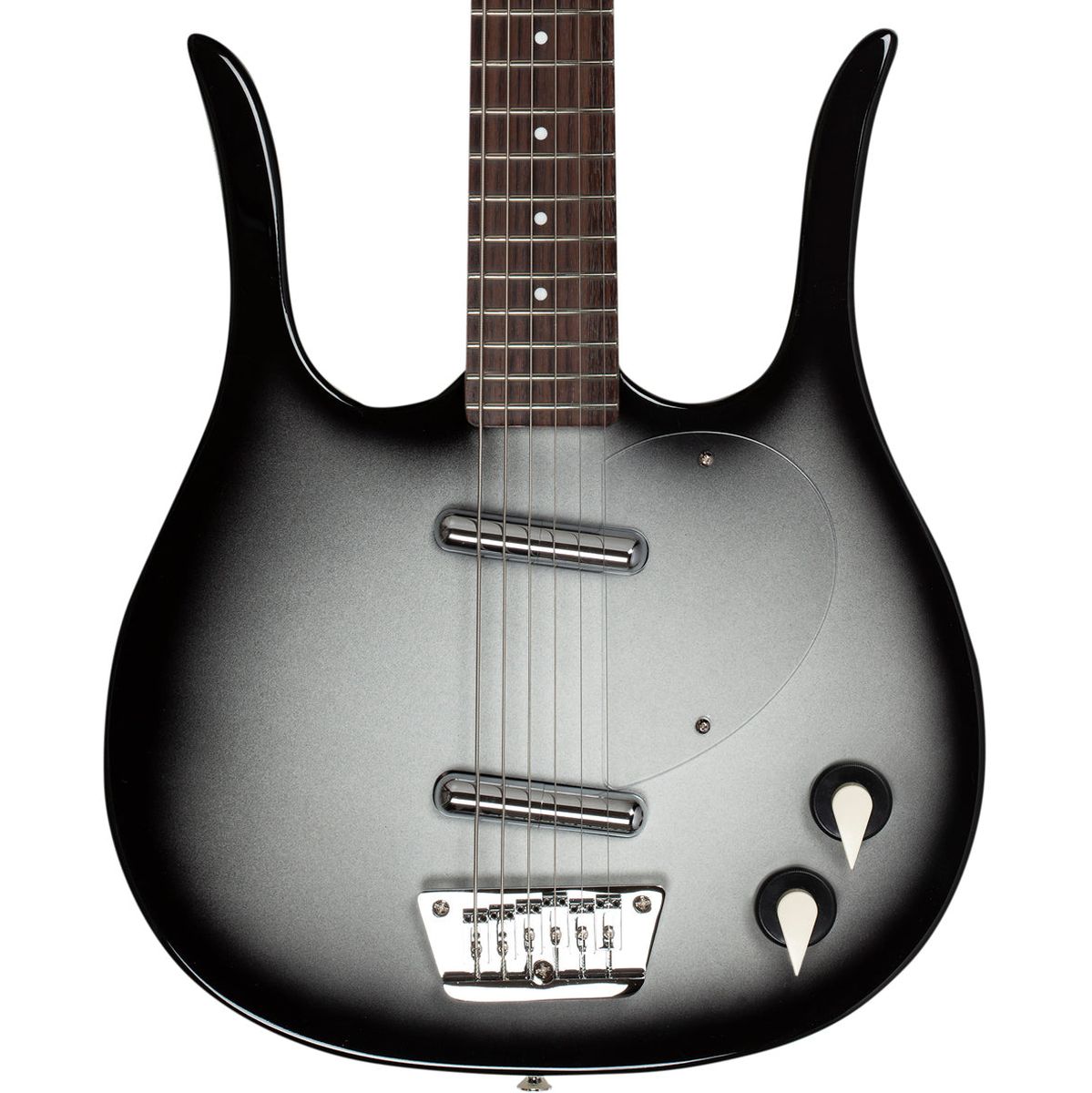 Danelectro Longhorn Baritone Guitar - Blackburst Elektrische gitaar