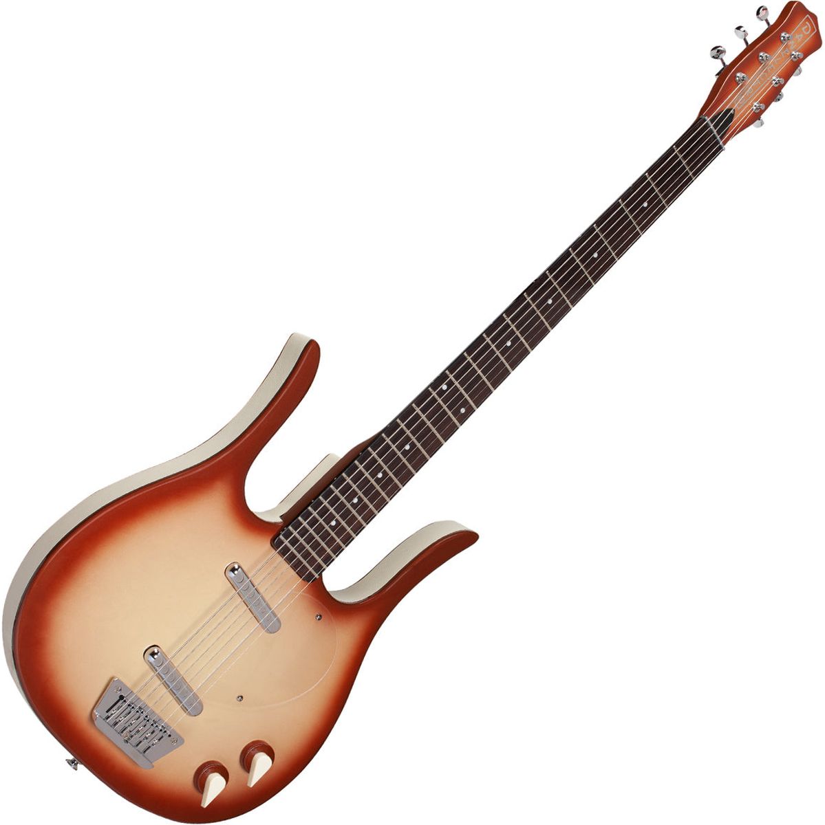 Danelectro Longhorn Baritone Guitar - Copper Burst Elektrische gitaar