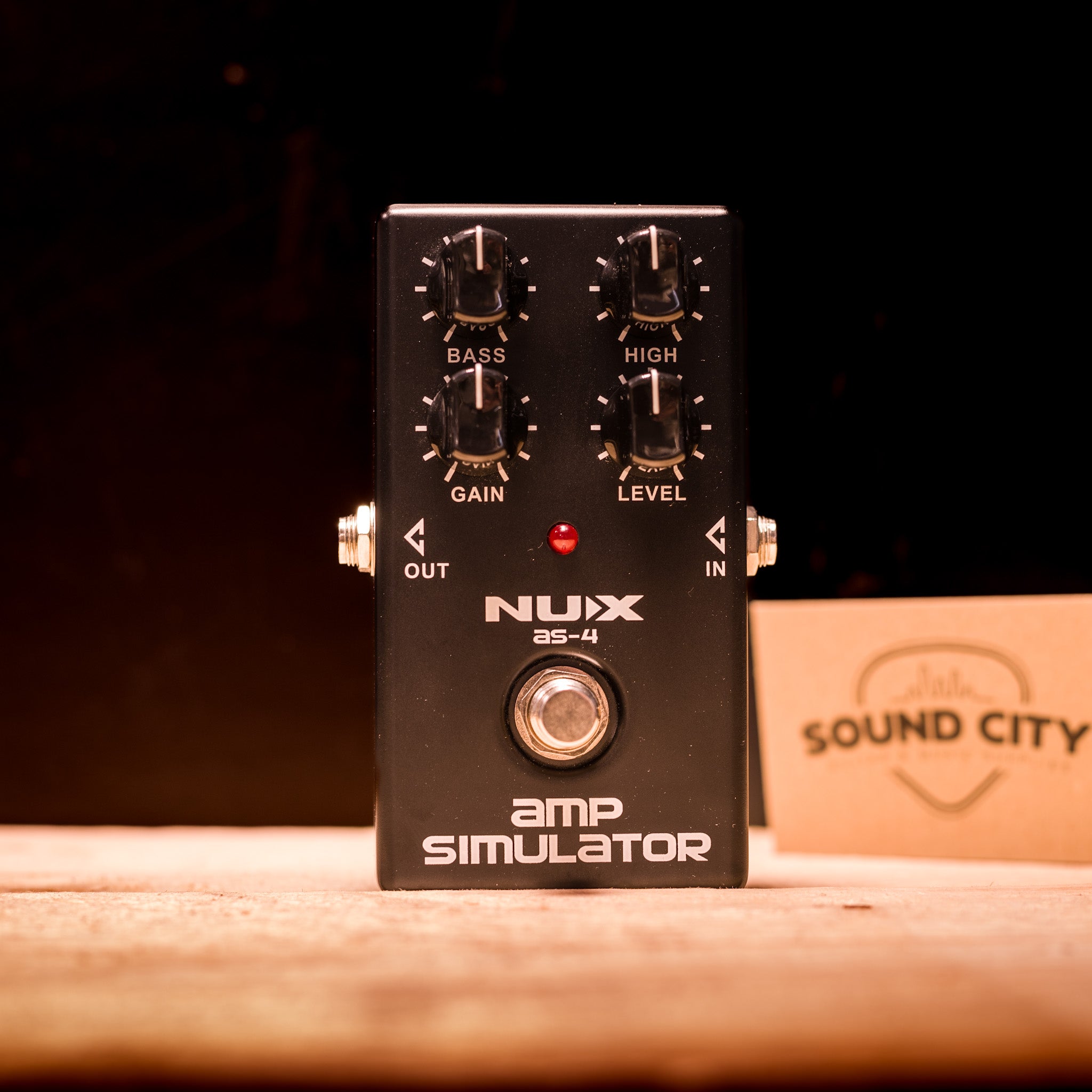 NUX AS-4 Amp Simulator Effectpedaal (occasion)