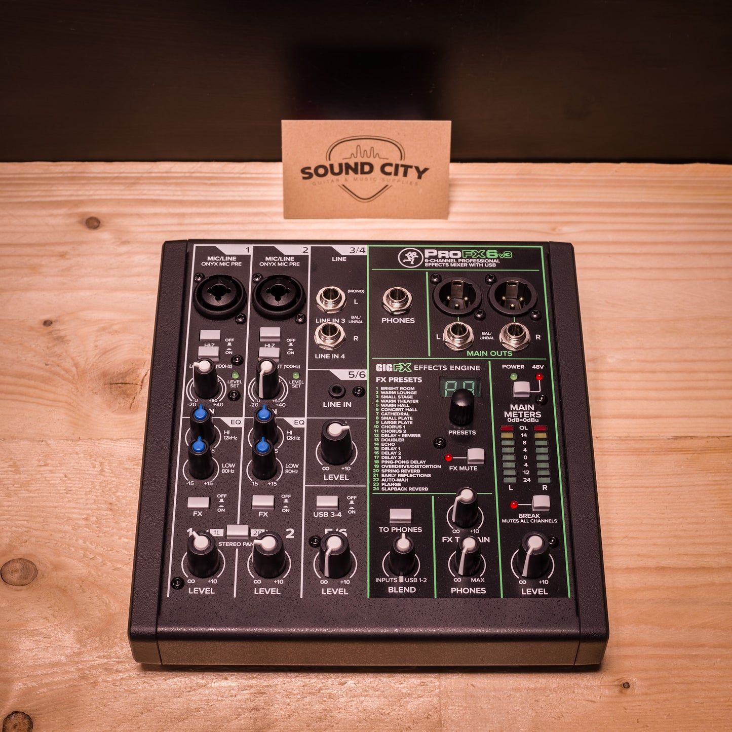 Mackie PROFX6V3 USB Mengtafel