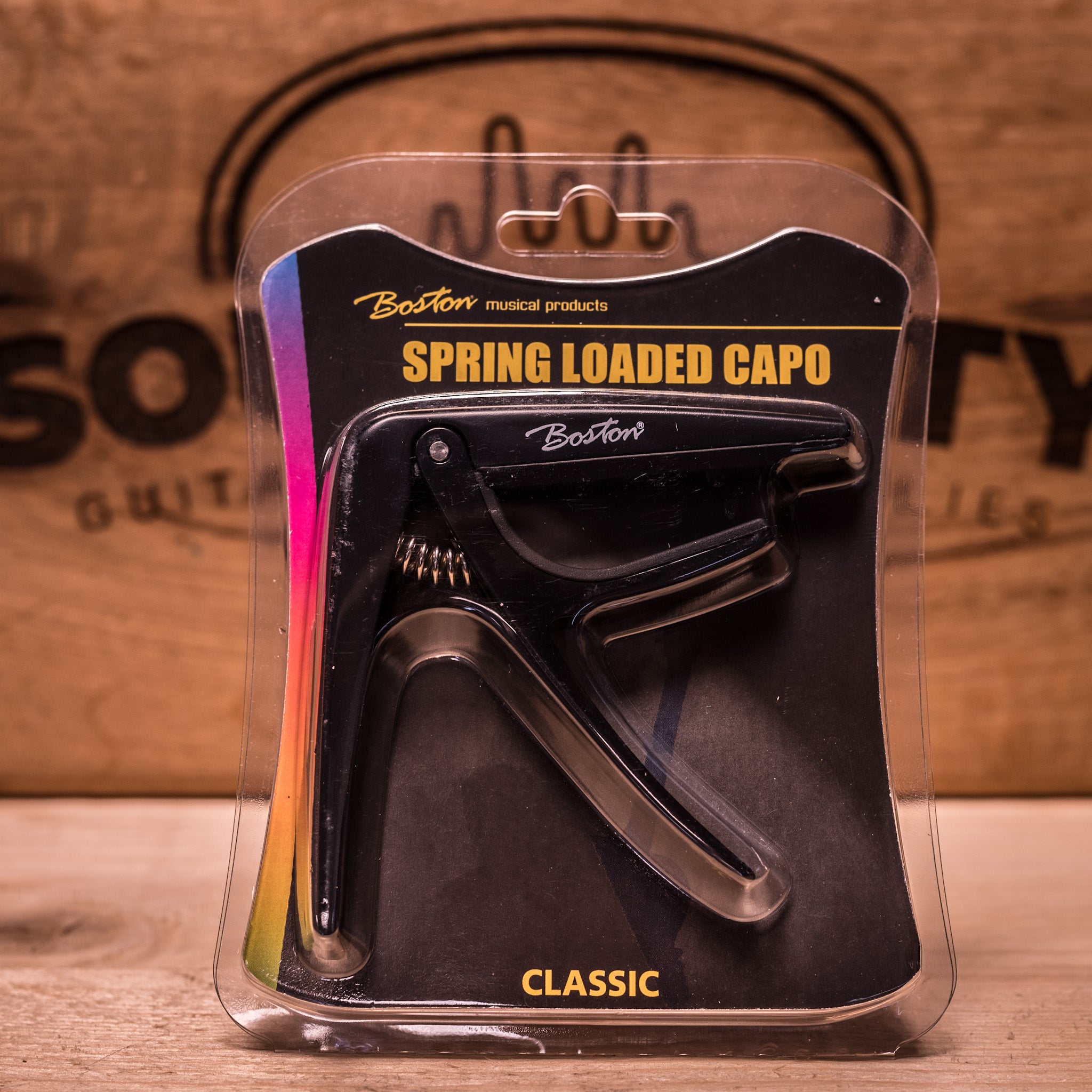 Boston BC-86-BK Capo voor Spaans/Klassieke gitaar