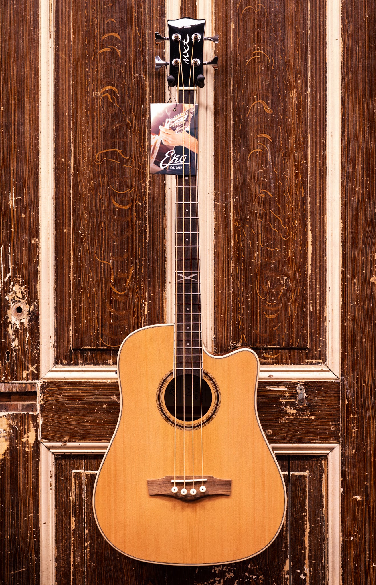 Eko NXT B100 CWE Natural Akoestische Basgitaar