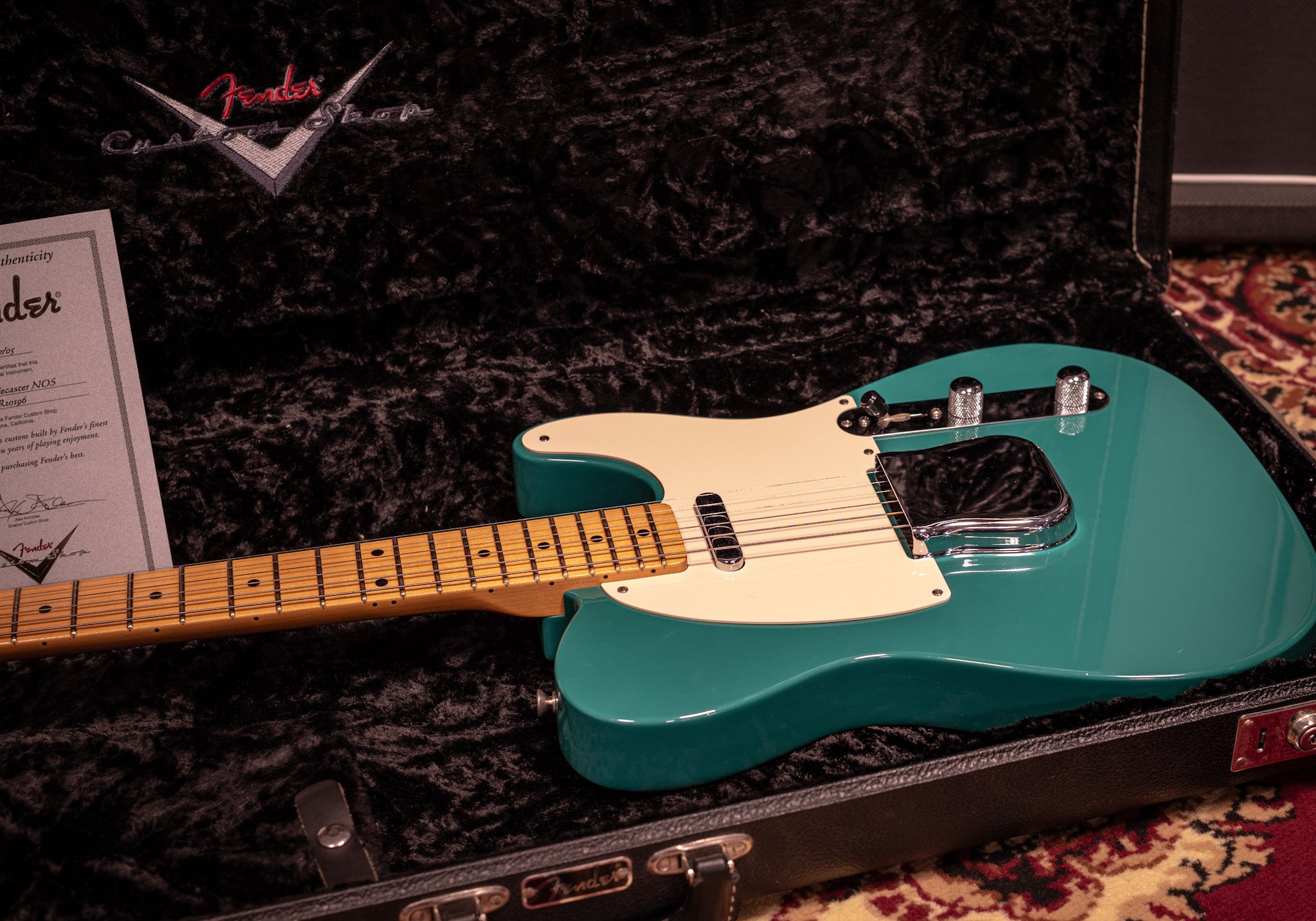 Fender Custom Shop 1950 'Biscay Green' Telecaster NOS Elektrische Gitaar