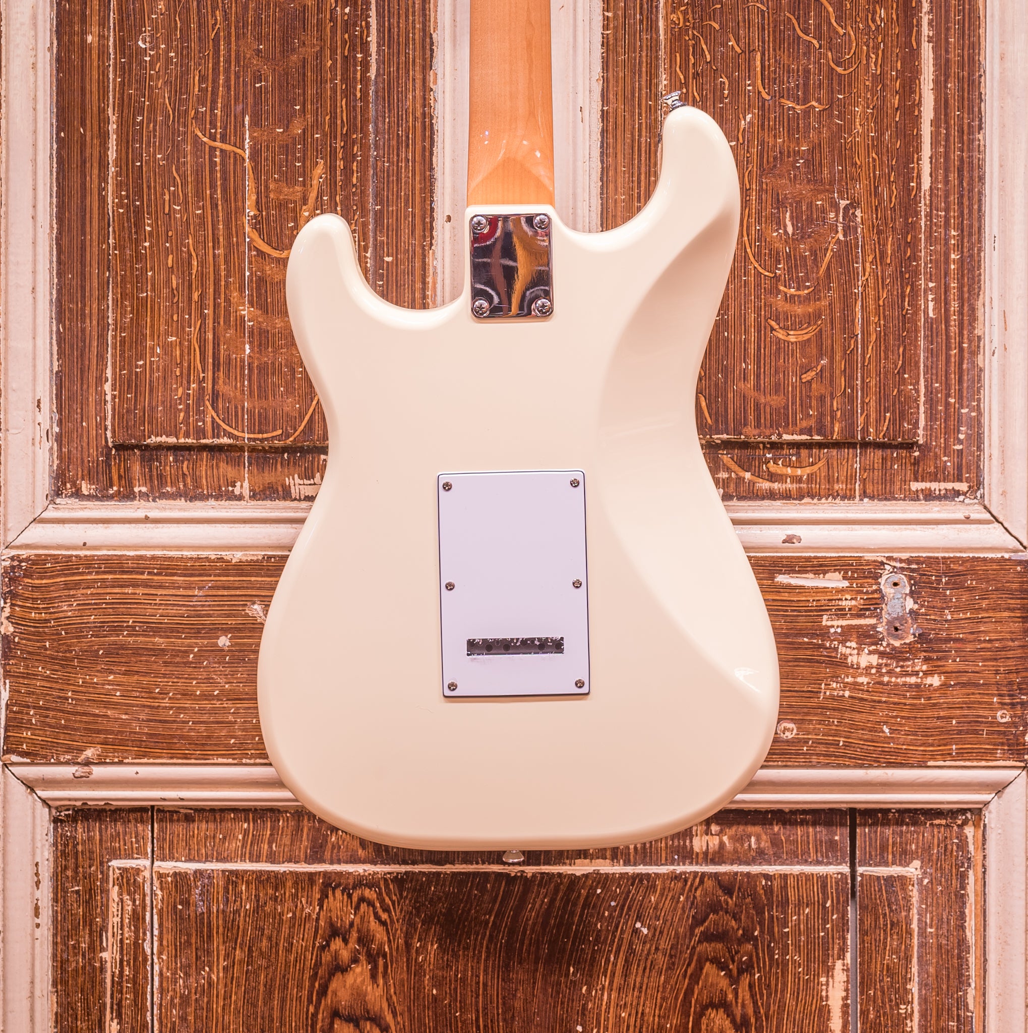 Vintage V6 Vintage White Elektrische Gitaar