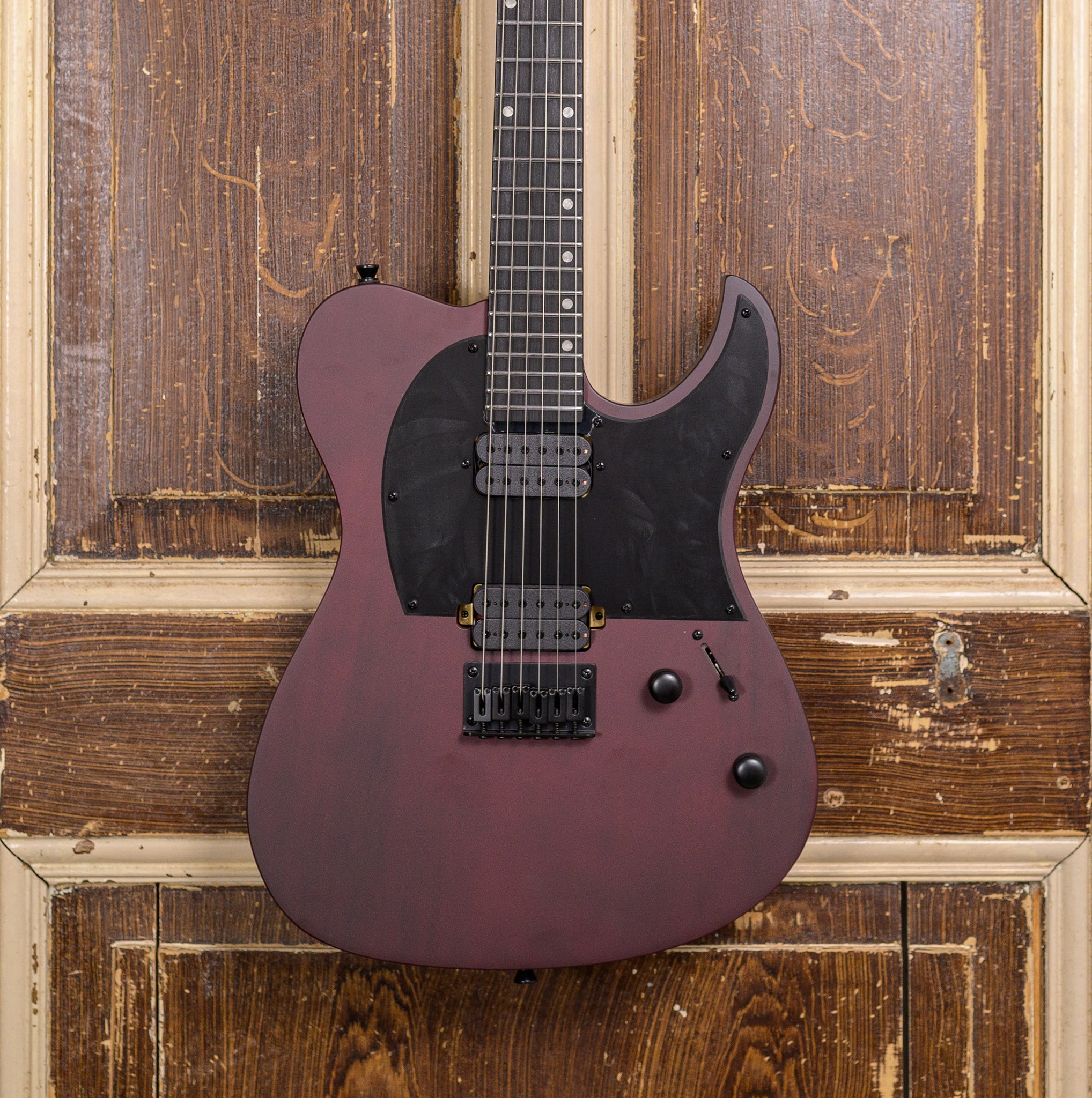 Spira Guitars T-400 MWR Satin Wine red elektrische gitaar