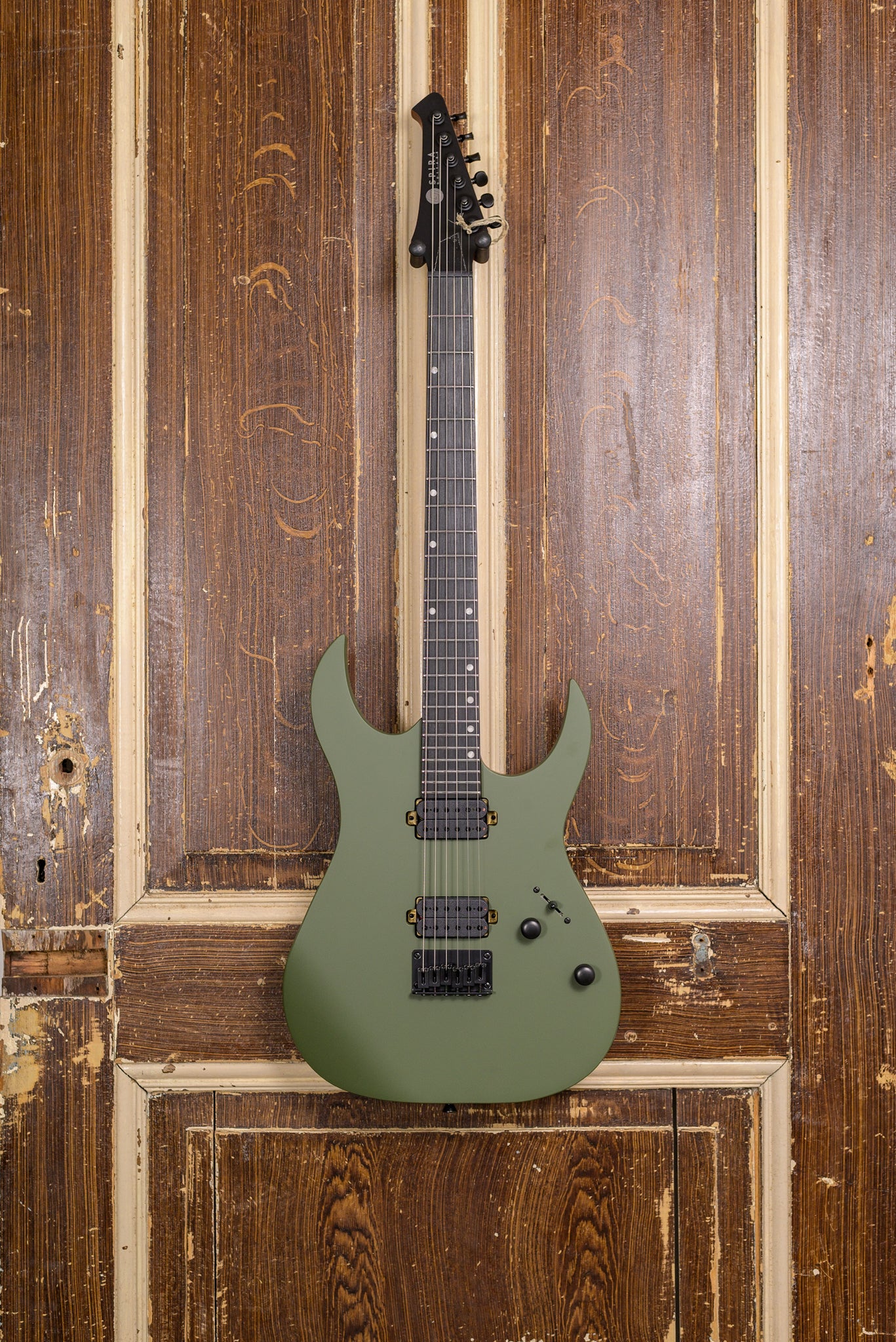 Spira Guitars S-400 MGR Satin Dark Green elektrische gitaar