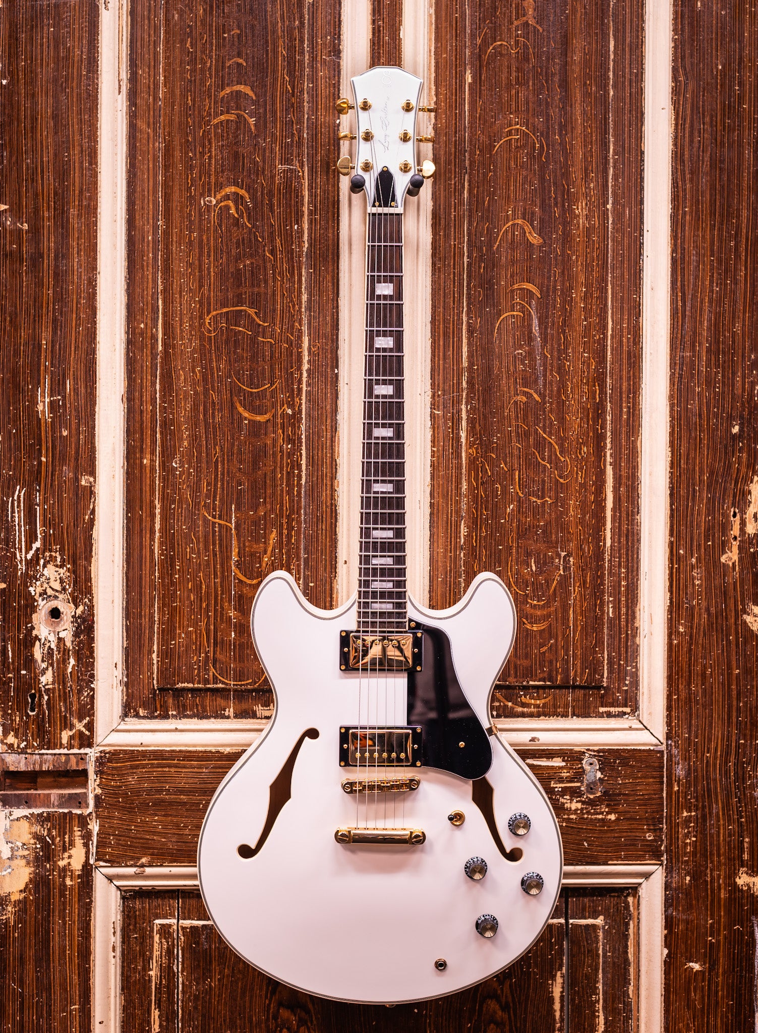 Sire Guitars H7 WH White Archtop Elektrische Gitaar (occasion)