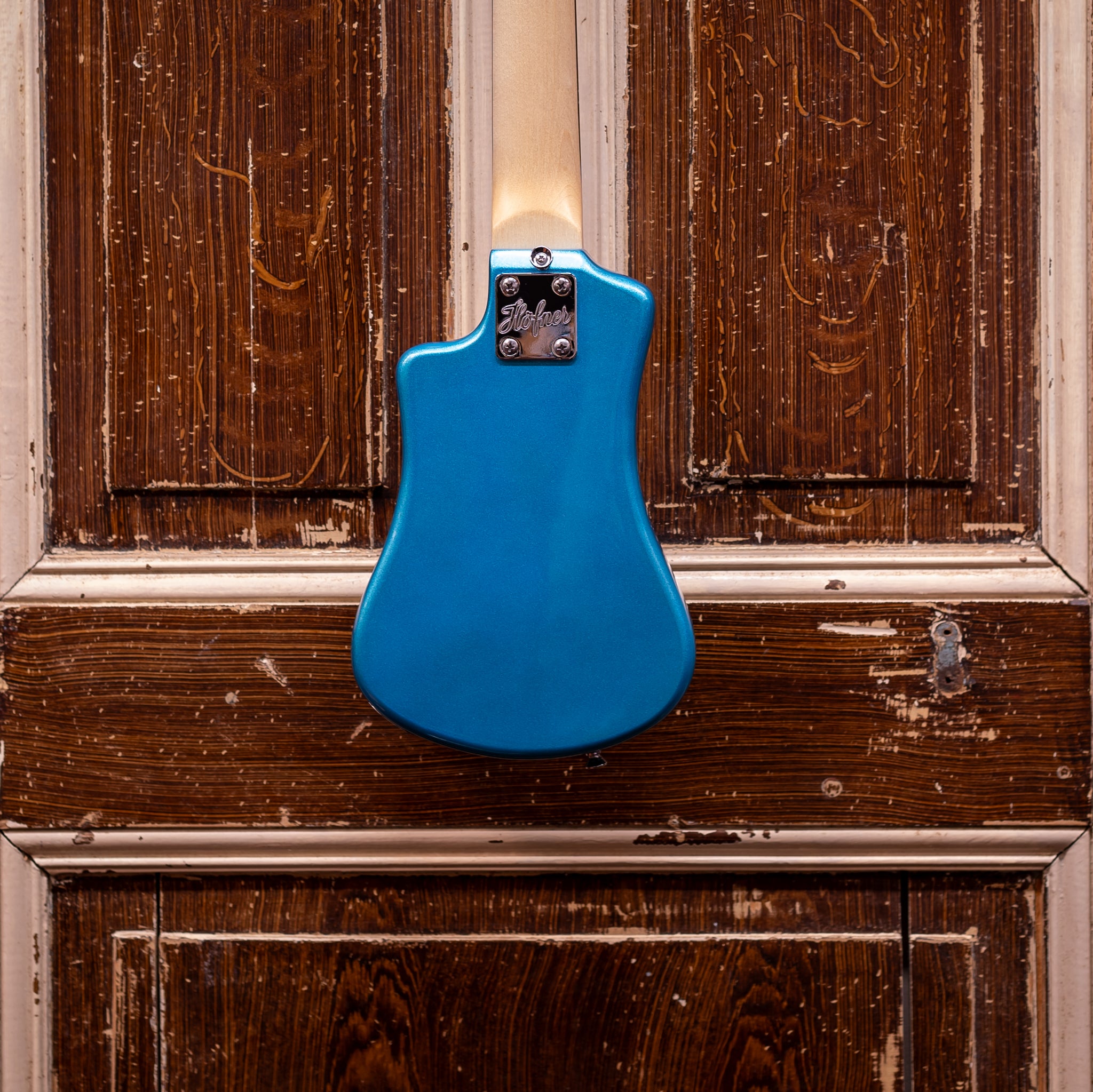 Höfner Shorty CT Blue elektrische reisgitaar (occasion)