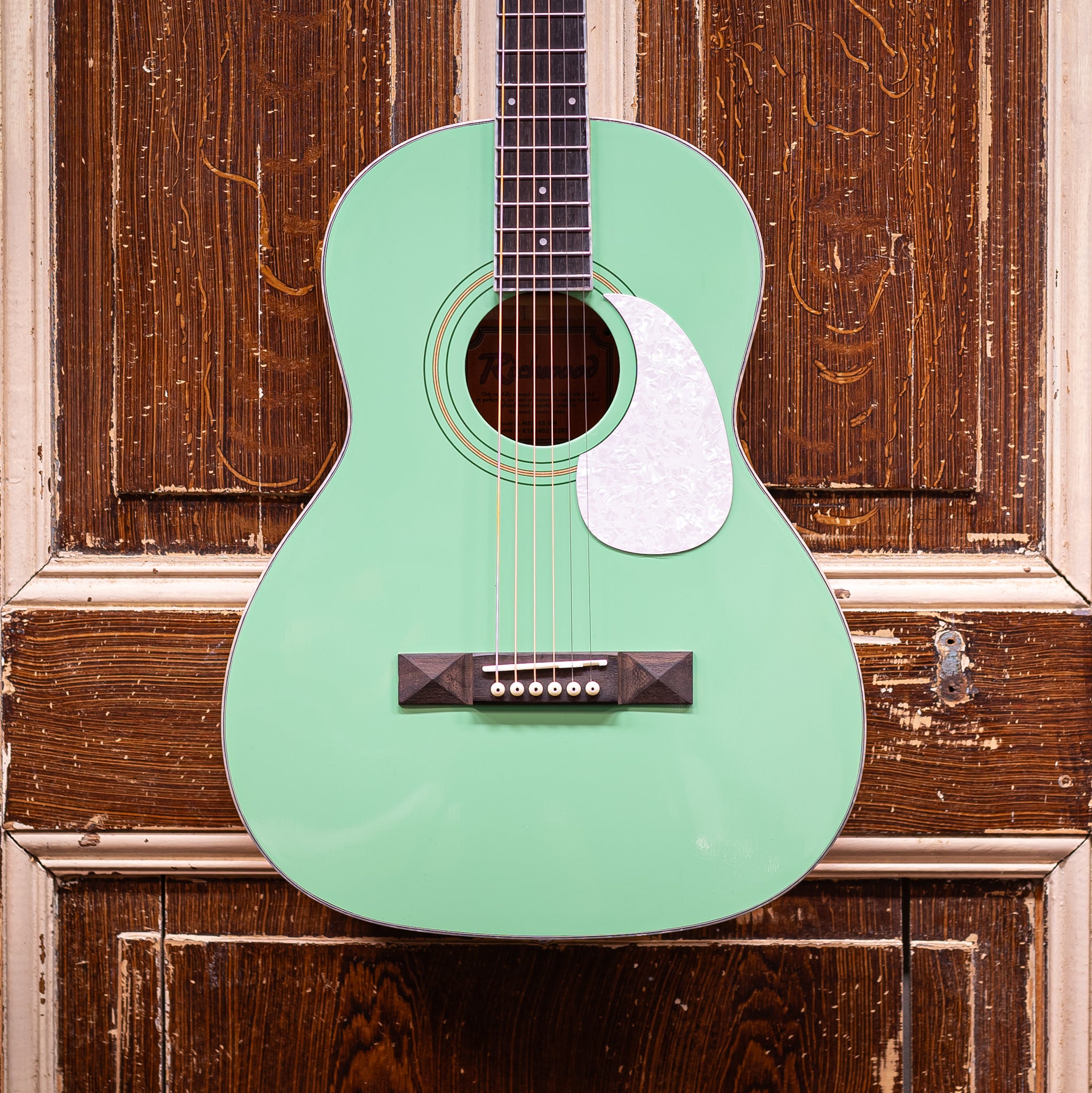 Richwood HSP-55-GN, Green, Heritage Series Parlor Westerngitaar