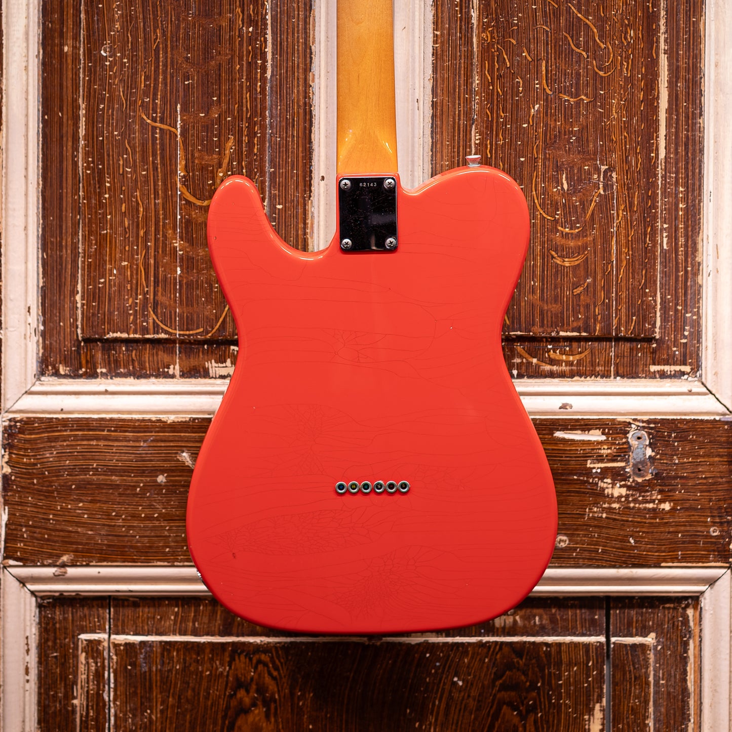 Del-Tone 60's T-Style Fiesta Red Elektrische gitaar
