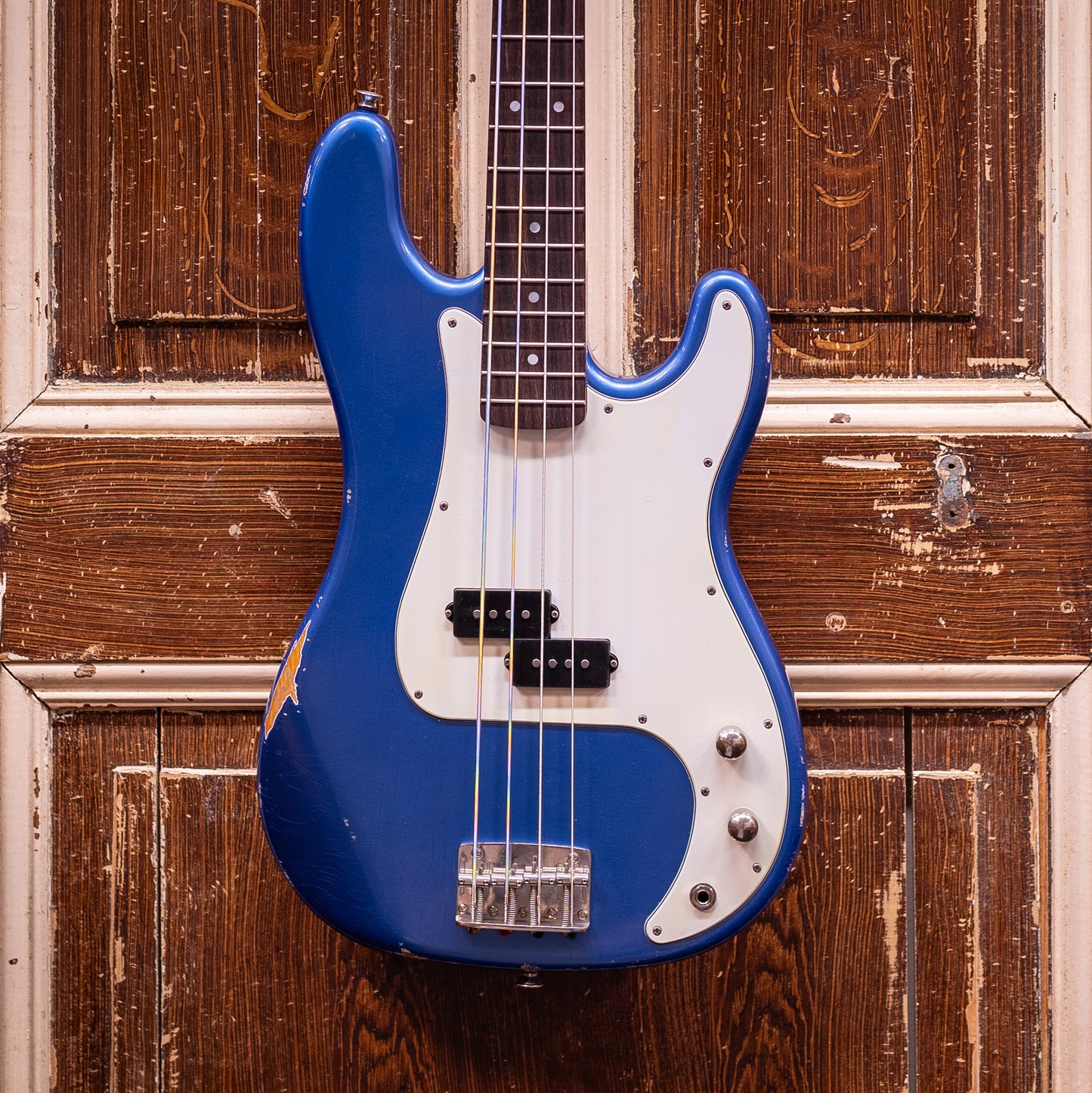 Maybach Motone P-1 Bass Sonic Blue Metallic Aged Basgitaar