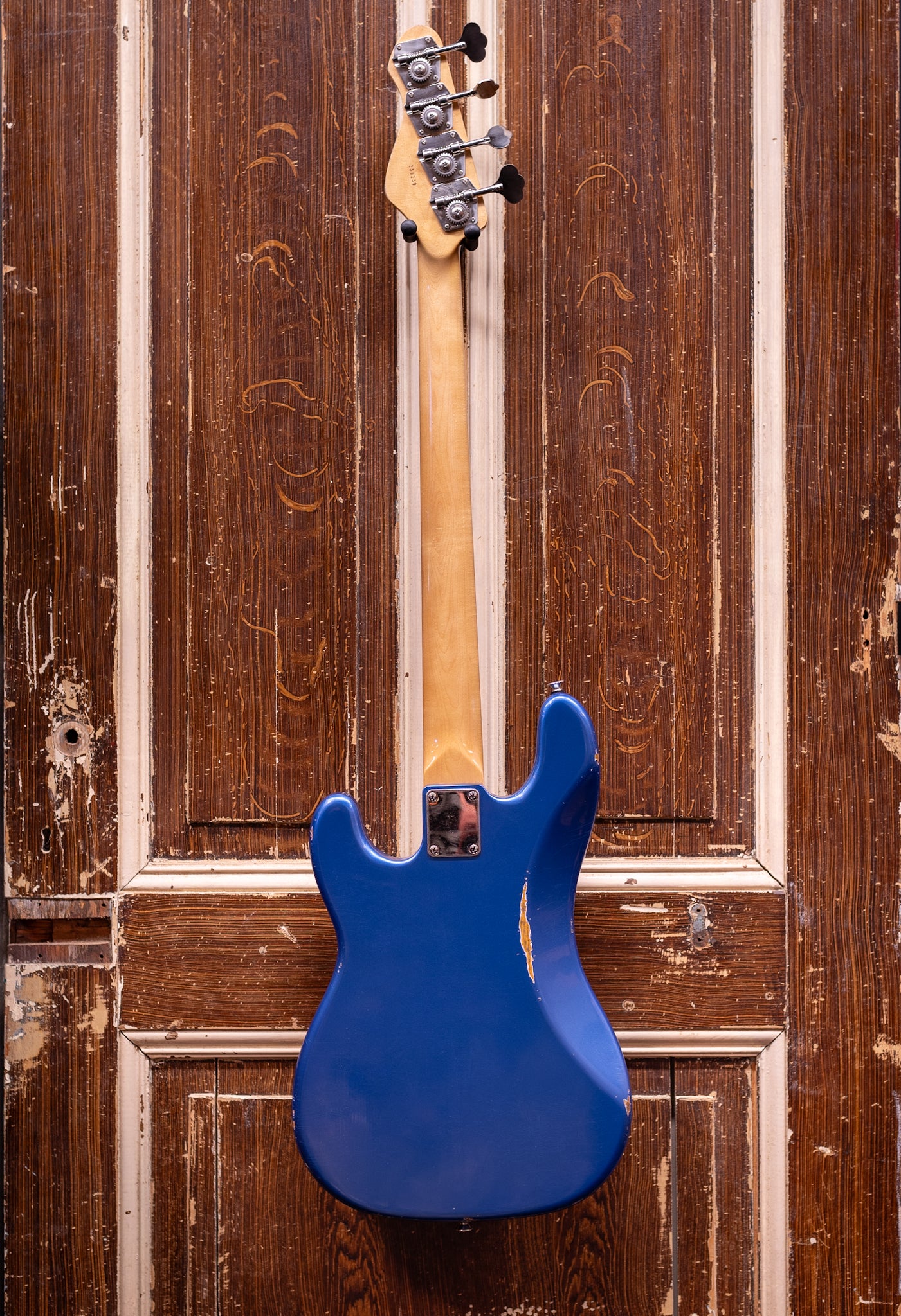 Maybach Motone P-1 Bass Sonic Blue Metallic Aged Basgitaar