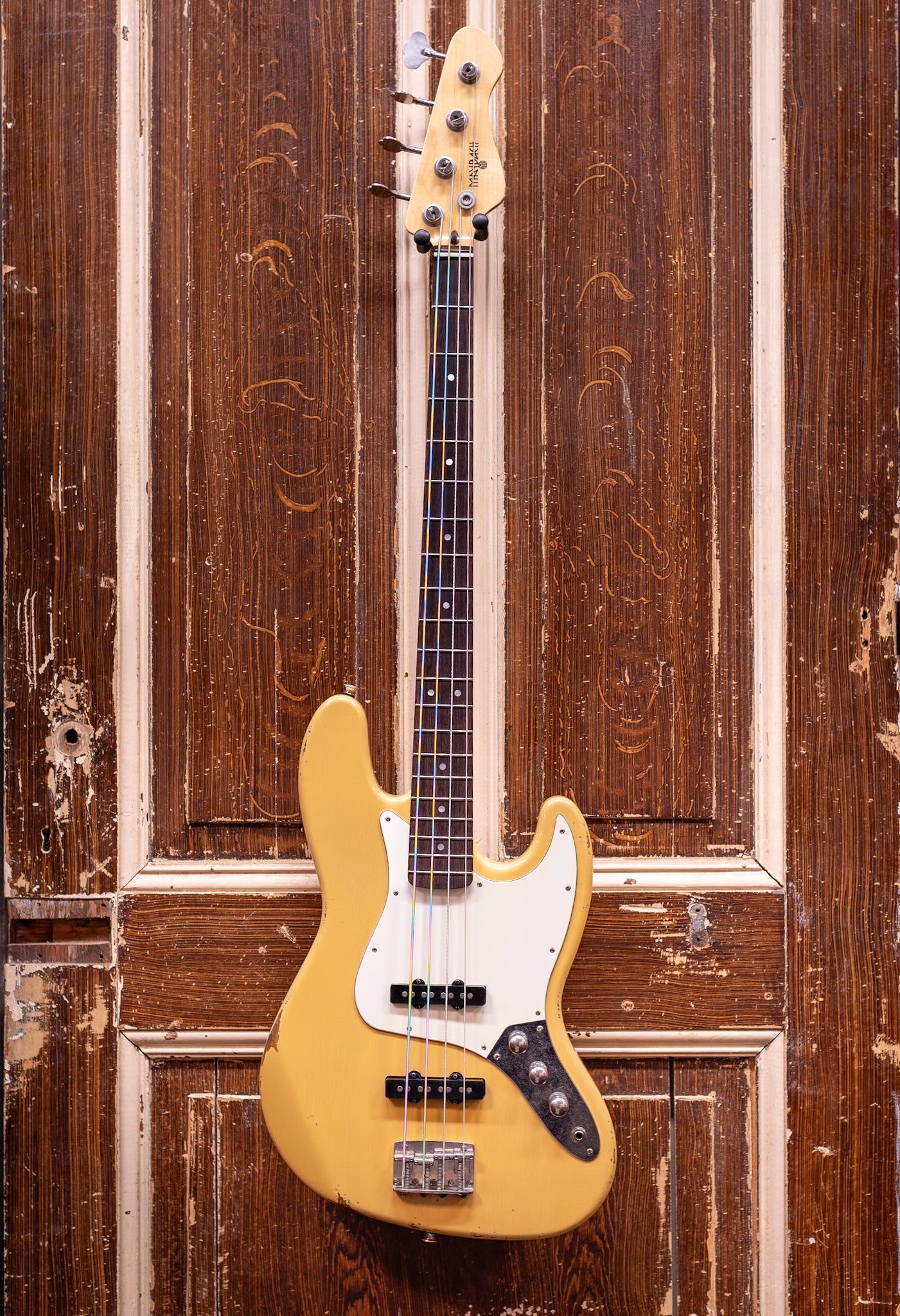 Maybach Motone J Bass Vintage White Aged Basgitaar