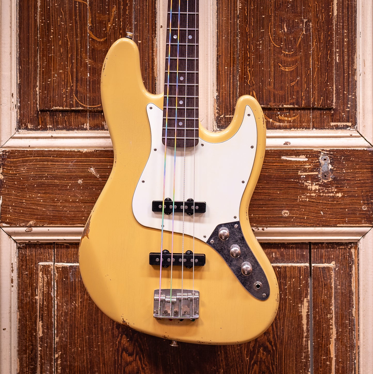 Maybach Motone J Bass Vintage White Aged Basgitaar