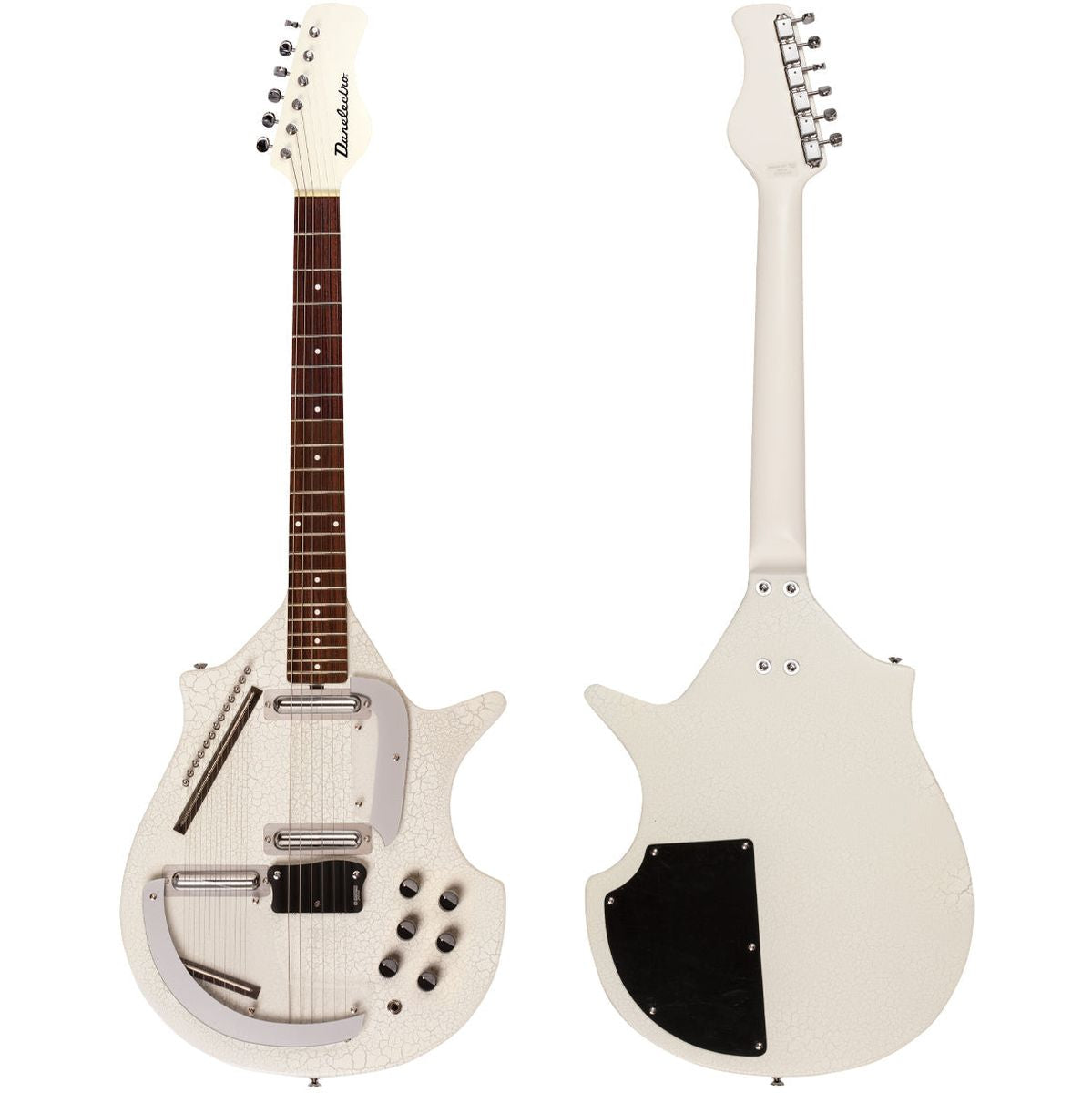 Danelectro Big Sitar - White Crackle