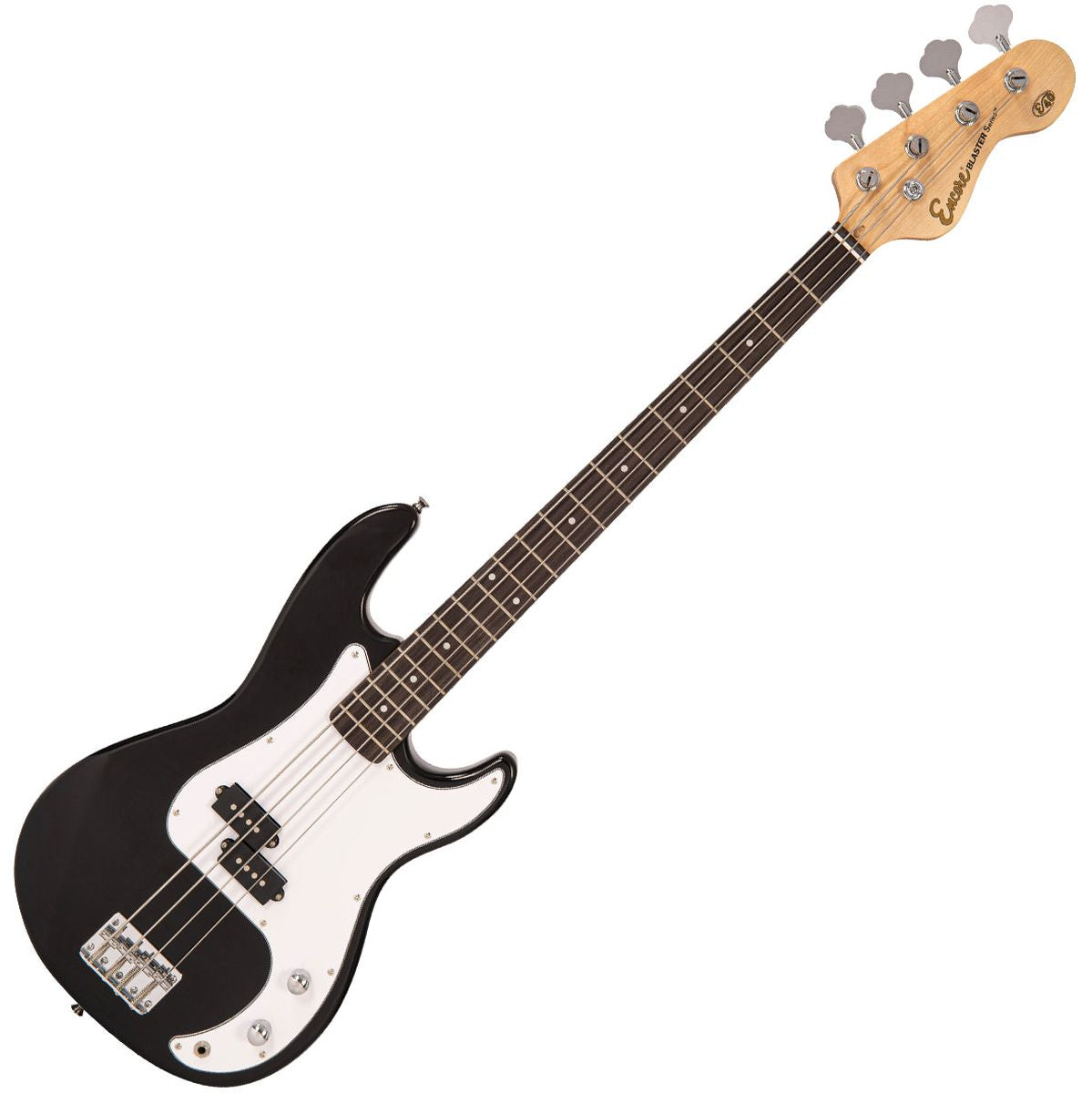 Encore E40 Blaster Bass Guitar - Gloss Black