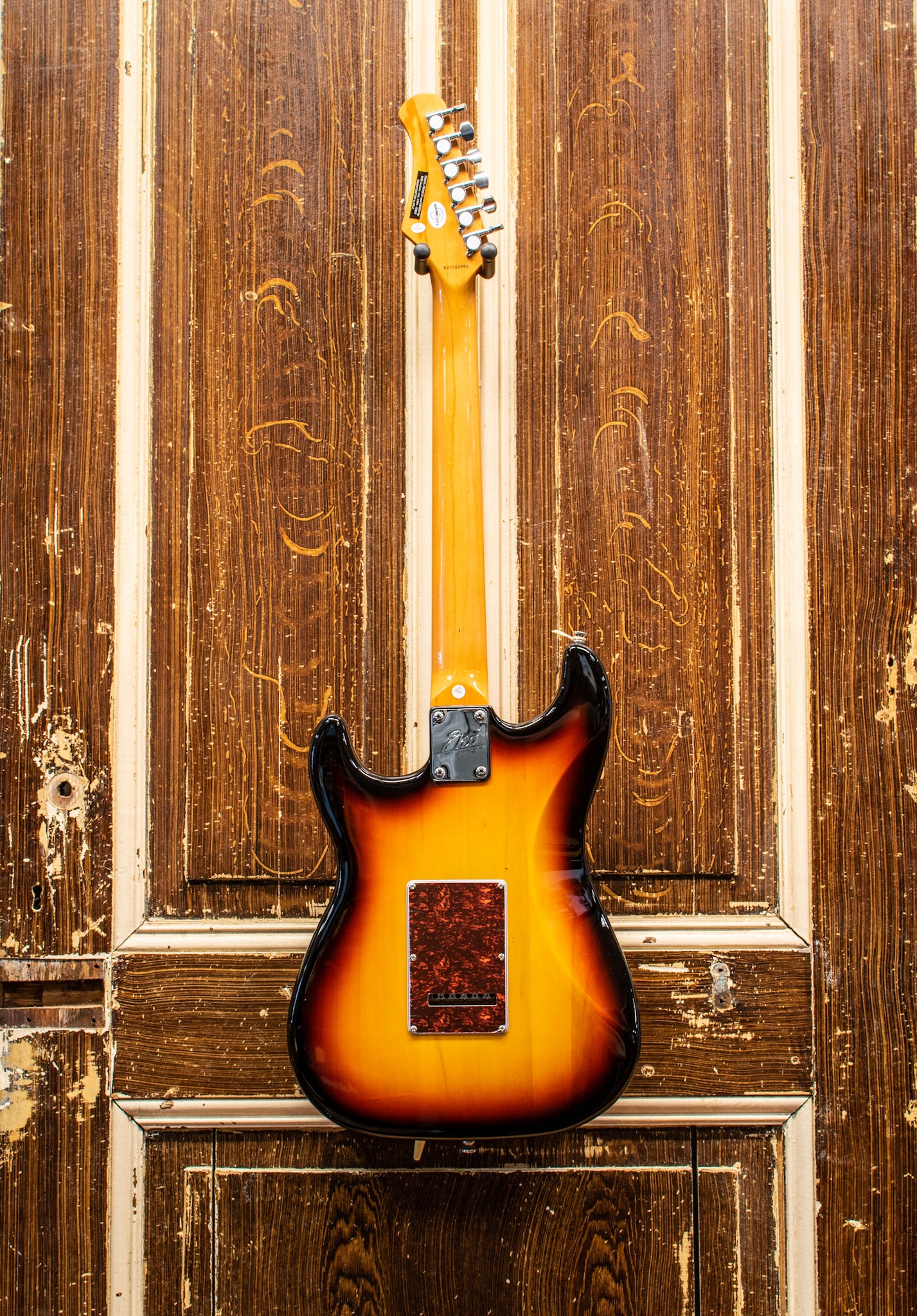 Eko S300VMSB Vintage Strat Sunburst Elektrische Gitaar