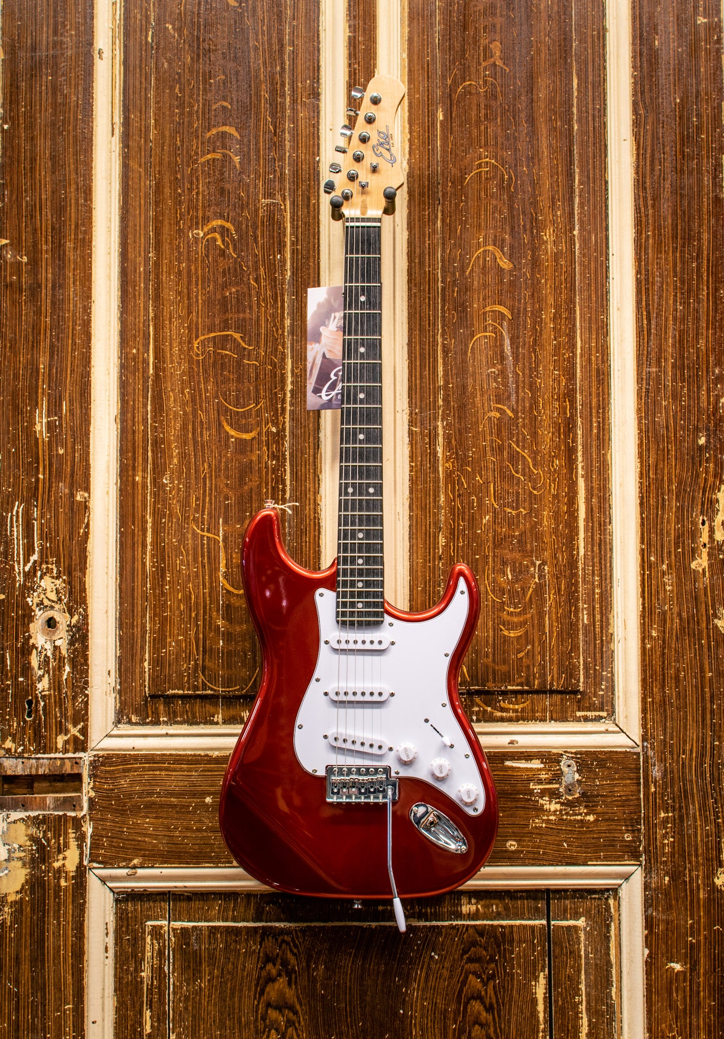 Eko S300RED Starter Strat Red Elektrische Gitaar