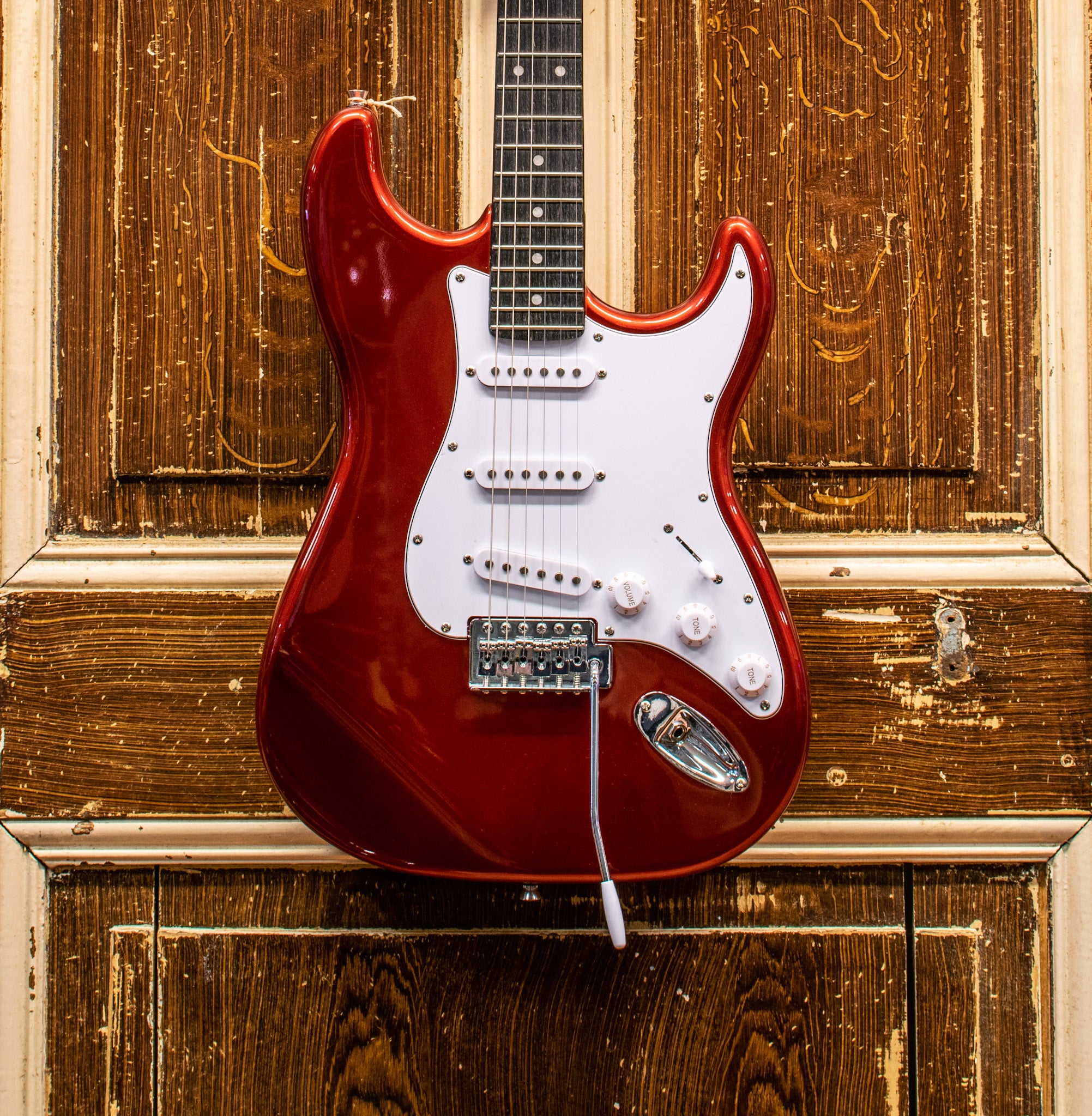 Eko S300RED Starter Strat Red Elektrische Gitaar