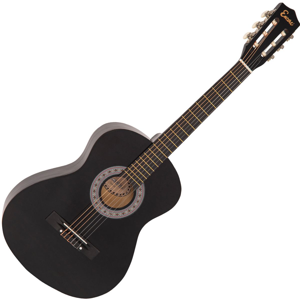 Encore 34 Klassieke gitaar Set - Black