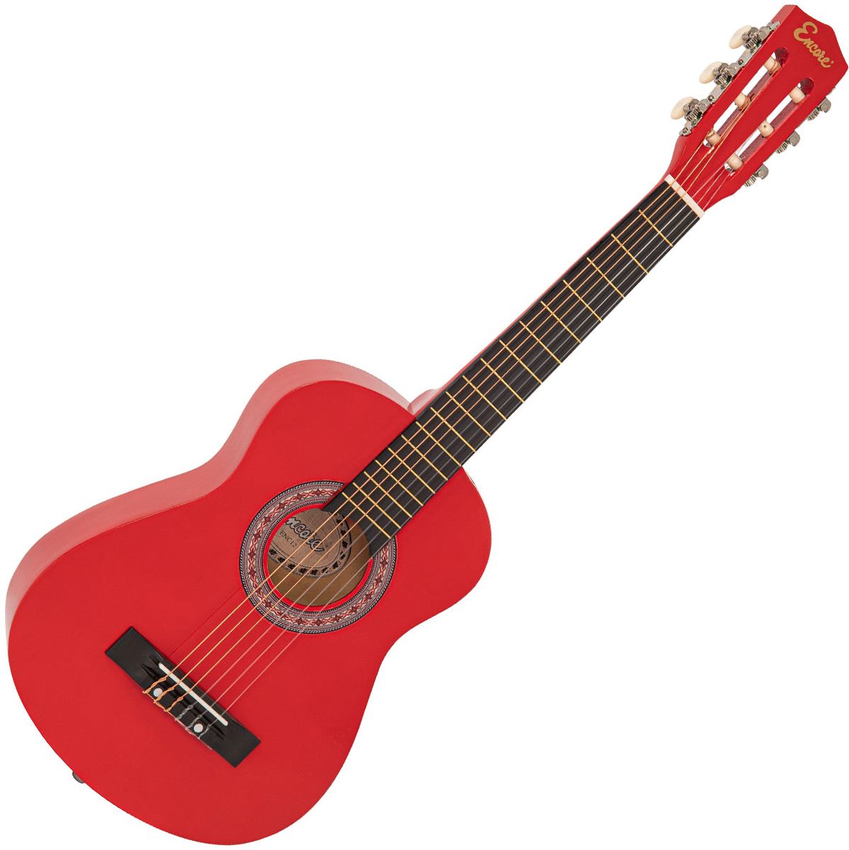 Encore 34 Klassieke gitaar Set - Red