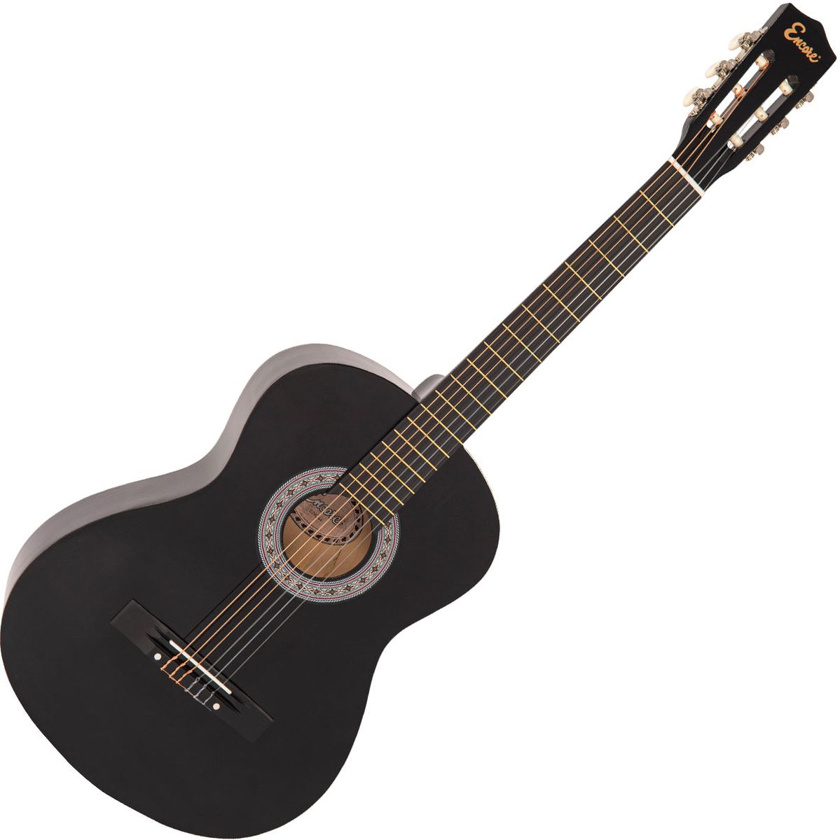 Encore 44 Klassieke gitaar Set - Black