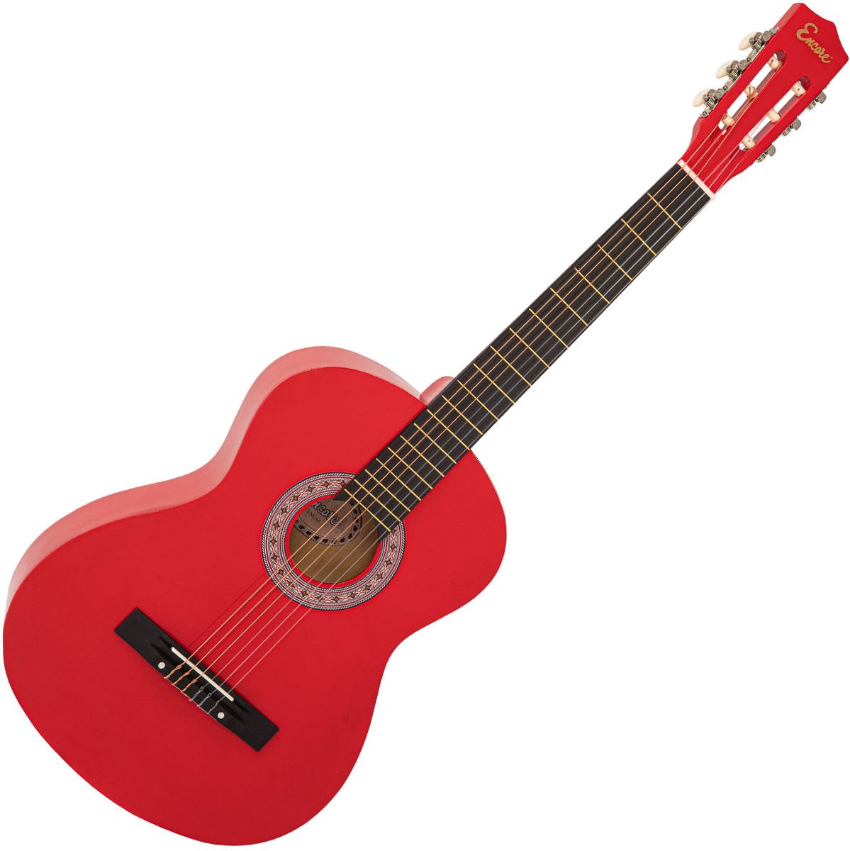 Encore 44 Klassieke gitaar Set - Red