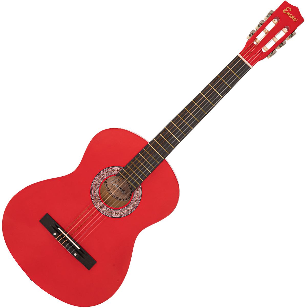 Encore 44 Klassieke gitaar Set - Red