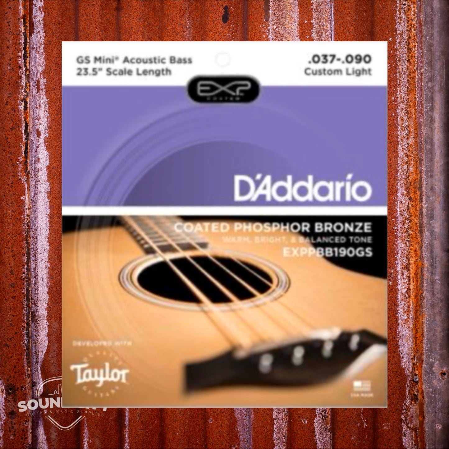 D'addario EXPPBB190GS Phosphor Bronze Acoustic Bass 37-90 snaren