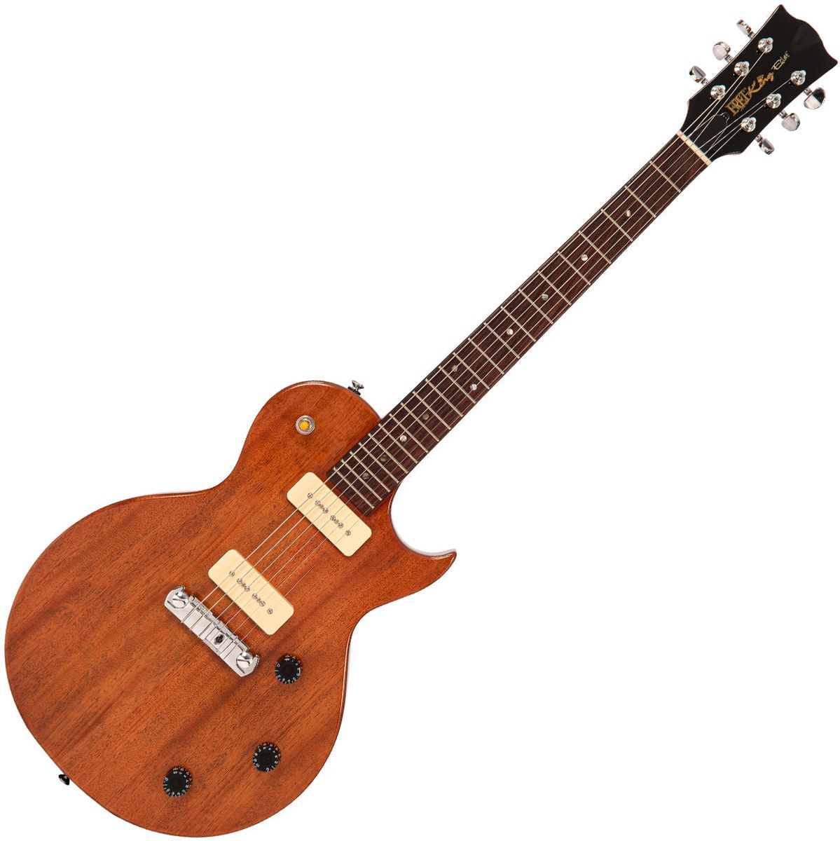 Fret-King Eclat Standard Guitar - Natural Mahogany Elektrische gitaar