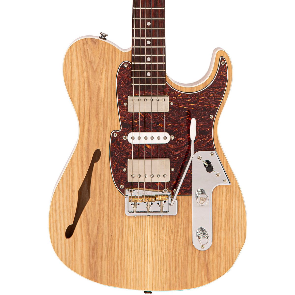 Fret-King Country Squire Semitone Deluxe - Natural Ash Elektrische gitaar