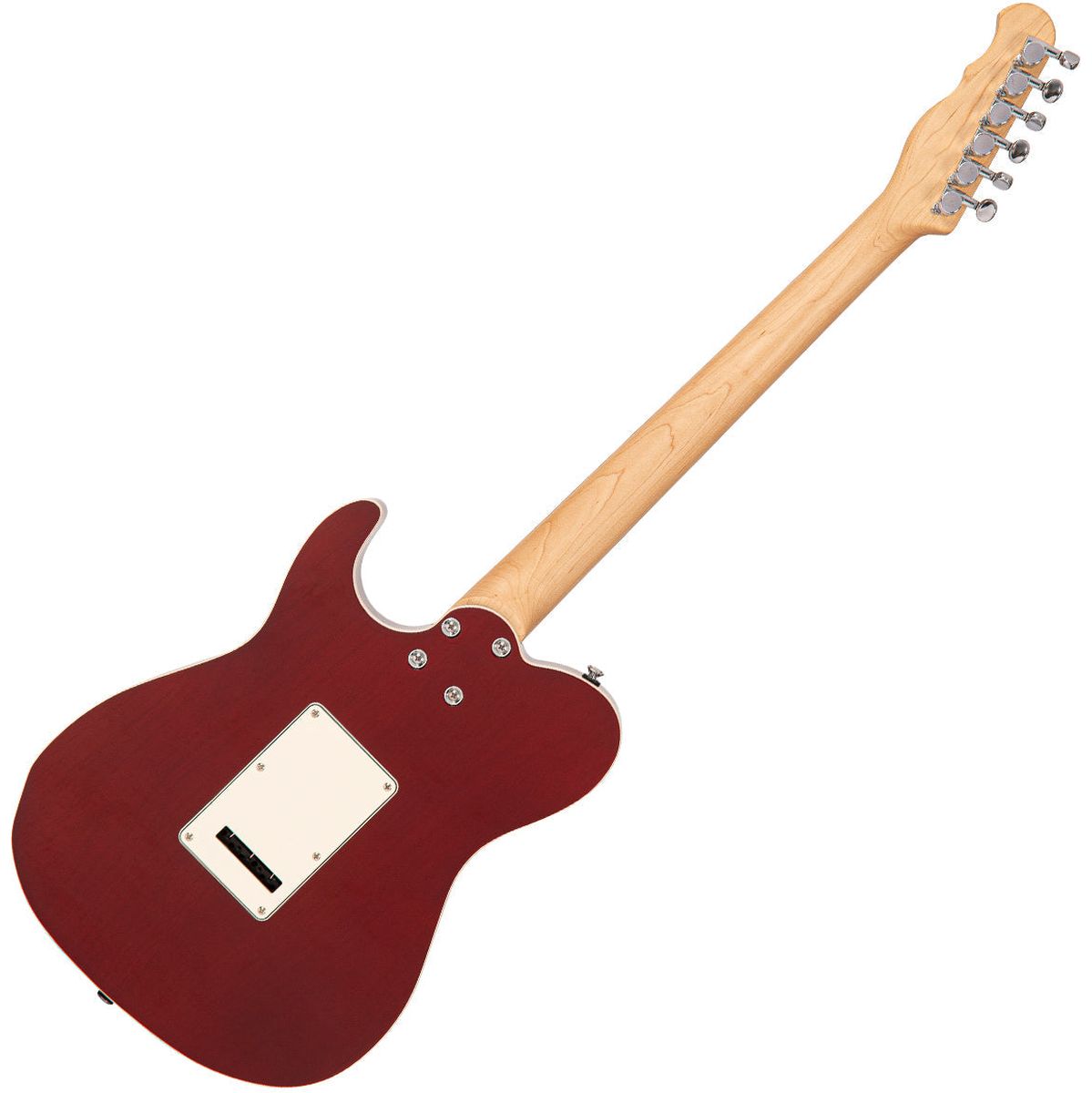 Fret-King Country Squire Semitone Deluxe - Thru Red Elektrische gitaar