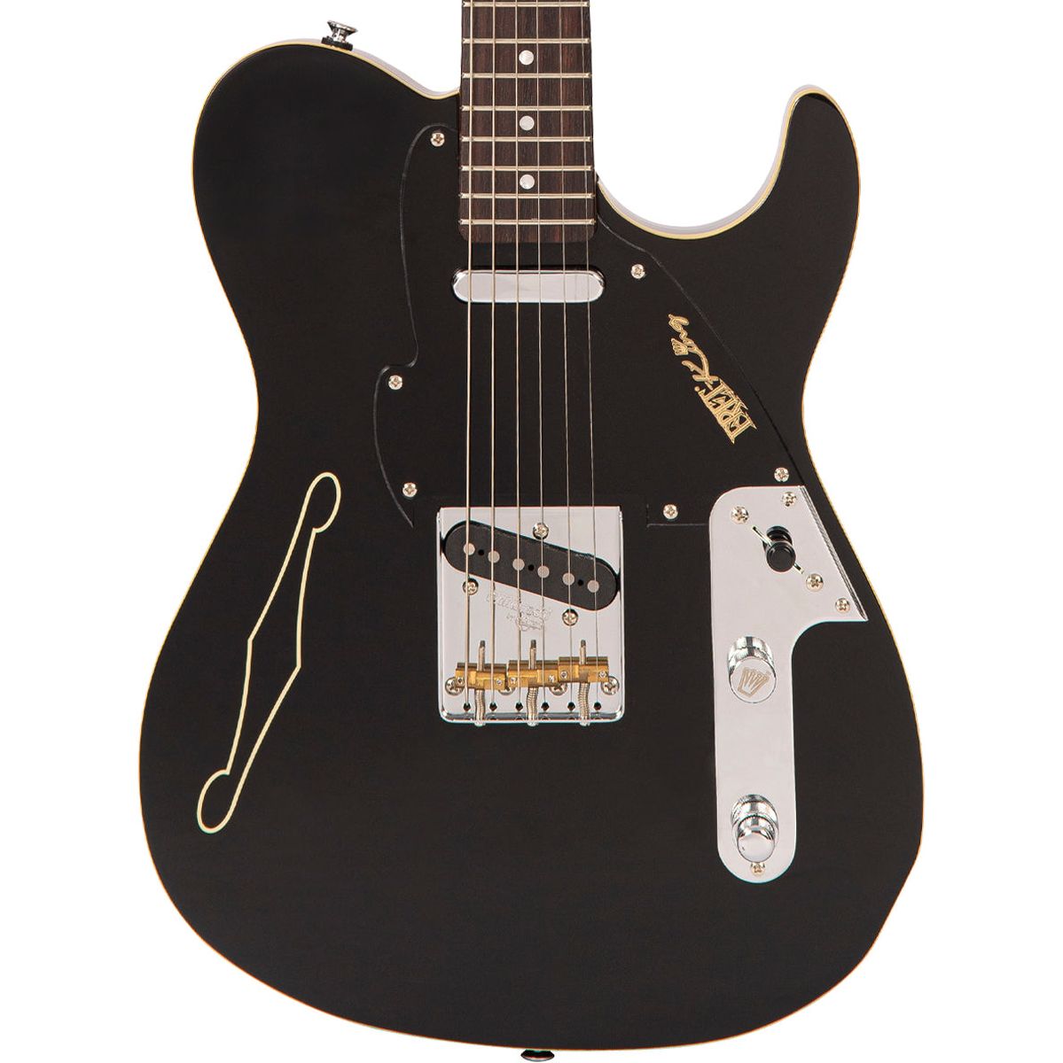 Fret-King Country Squire Stealth - Gloss Black Elektrische gitaar