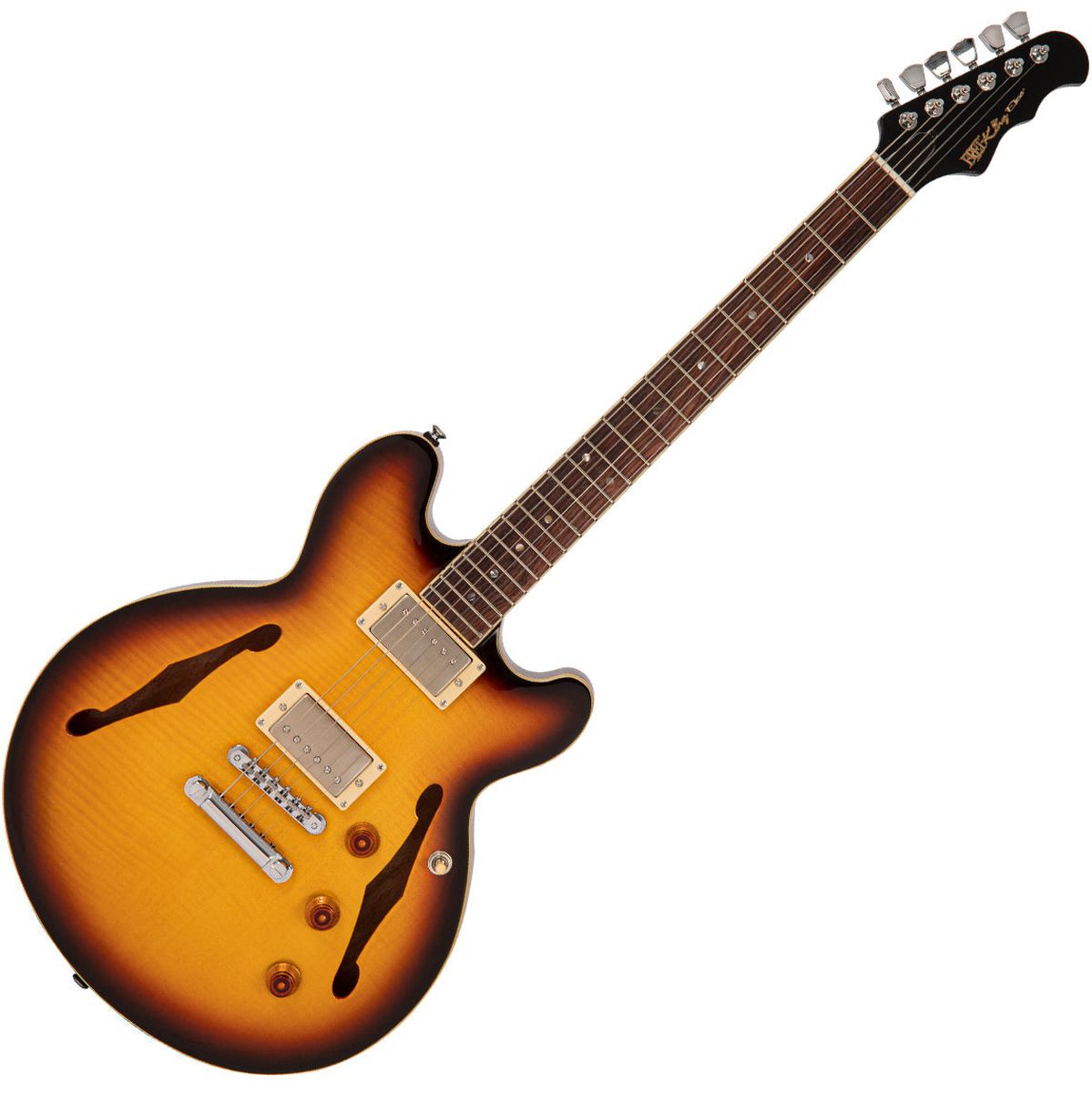 Fret-King Elise Custom - Tobacco Sunburst Elektrische gitaar