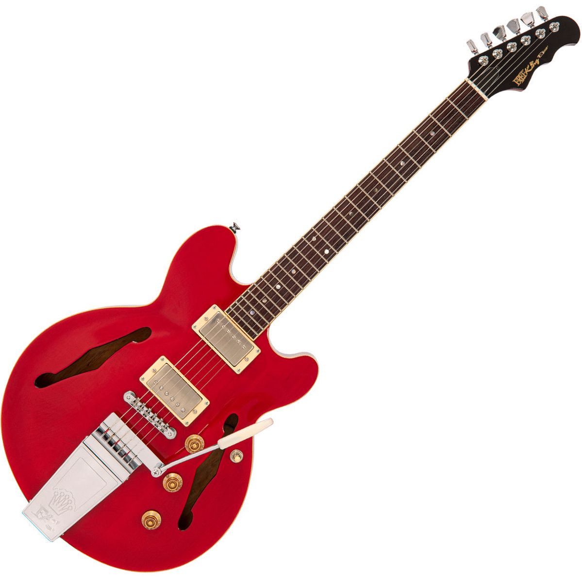 Fret-King Elise Custom w/ Vibrato - Cherry Red Elektrische gitaar