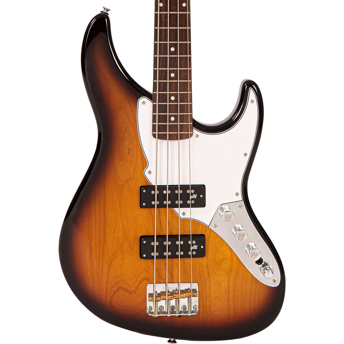 Fret-King Perception Custom 4 String Bass - Original Classic Burst Basgitaar