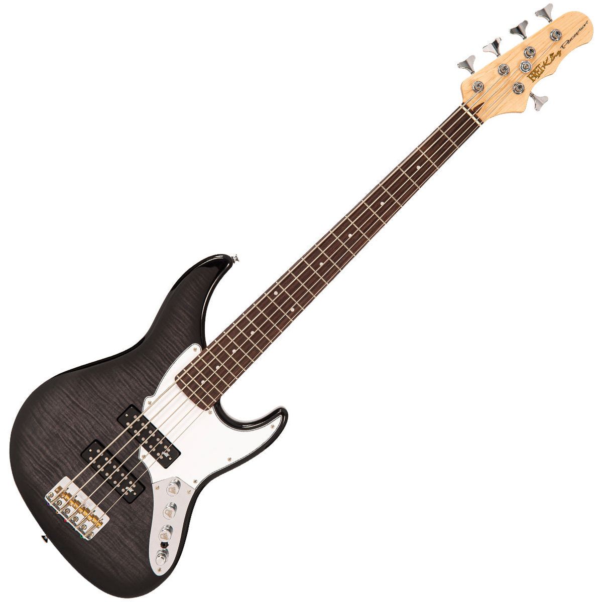 Fret-King Perception Custom 5 String Bass - Blackburst Basgitaar