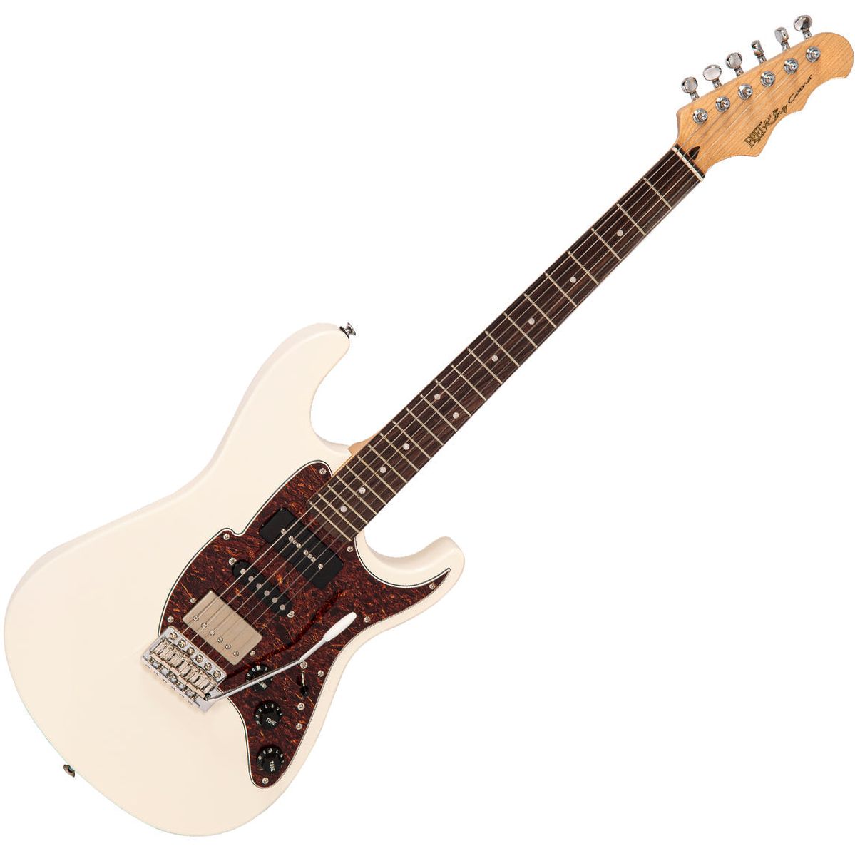 Fret-King Corona Custom Guitar - White Elektrische gitaar