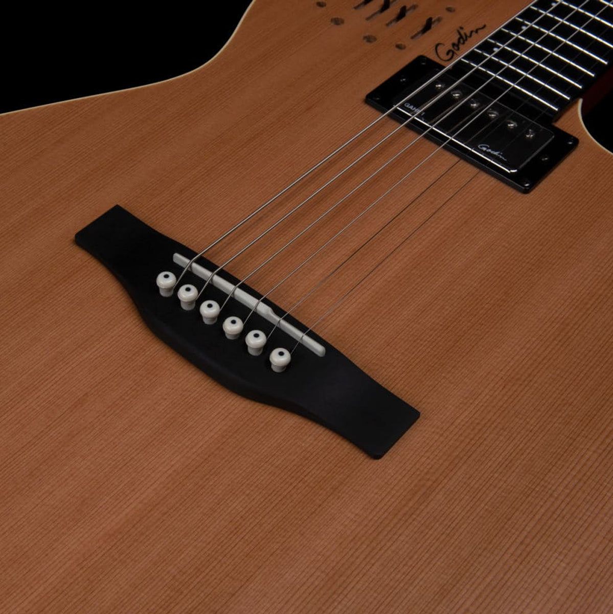Godin A6 Ultra Natural SG Elektrische gitaar