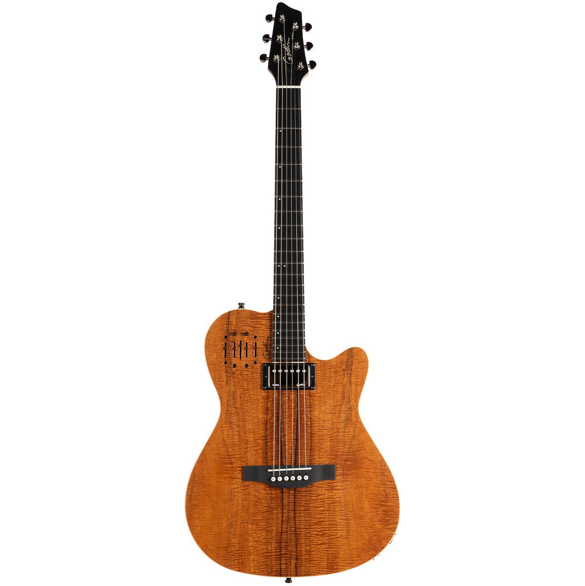 Godin A6 Ultra Electric Guitar - Extreme Koa HG Wbag