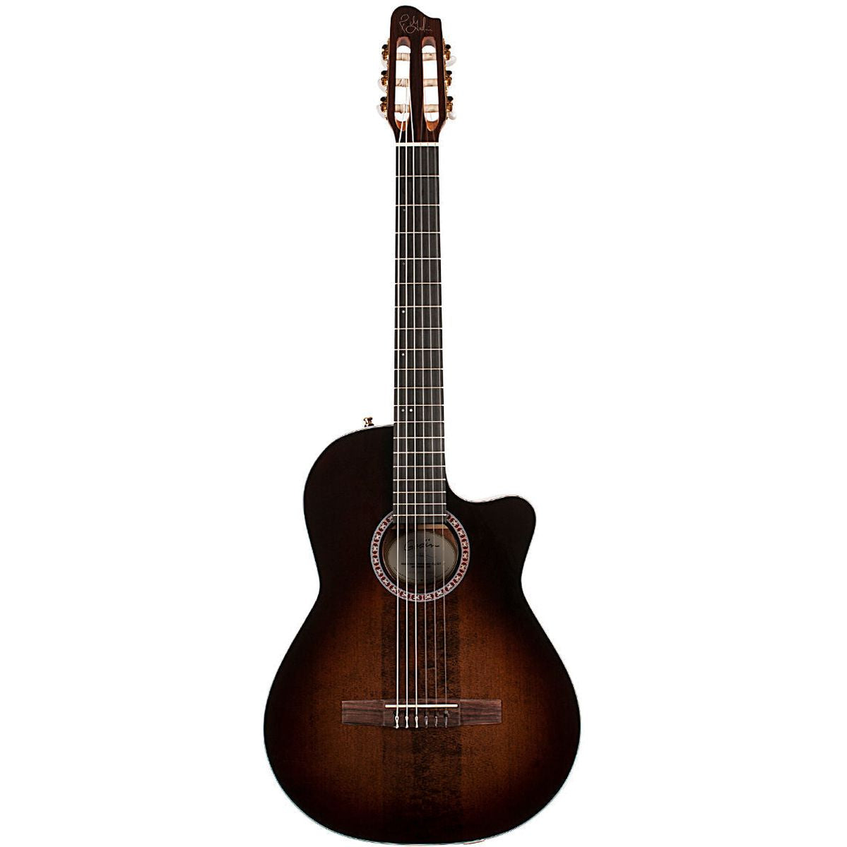 Godin Arena Pro CA Bourbon Burst Nylon String Elektrische gitaar