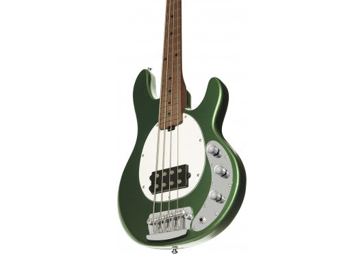 Sterling by Music Man StingRay Short Scale RAYSS4 Charging Green 4-String Elektrische Basgitaar