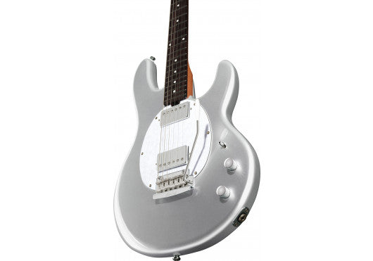 Sterling by Music Man StingRay II Silver Elektrische Gitaar