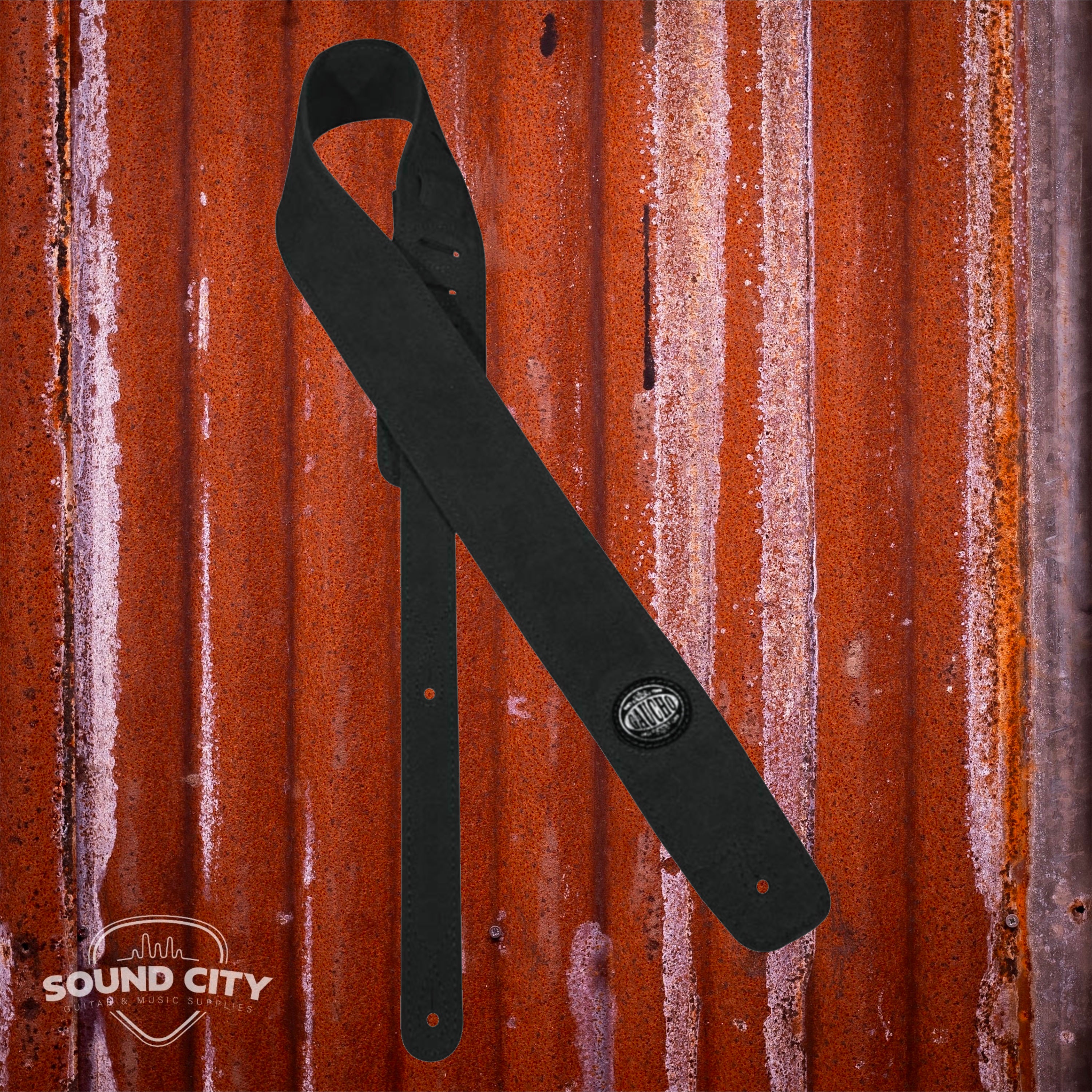 Gaucho GST-610BK Padded Suede Series guitar strap