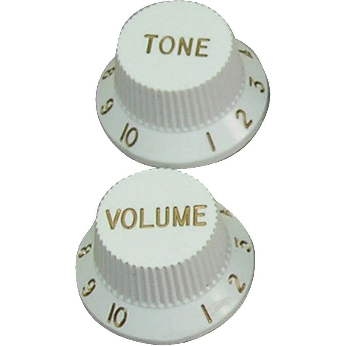 Guitar Tech Control Knobs-White-SET3-KW240